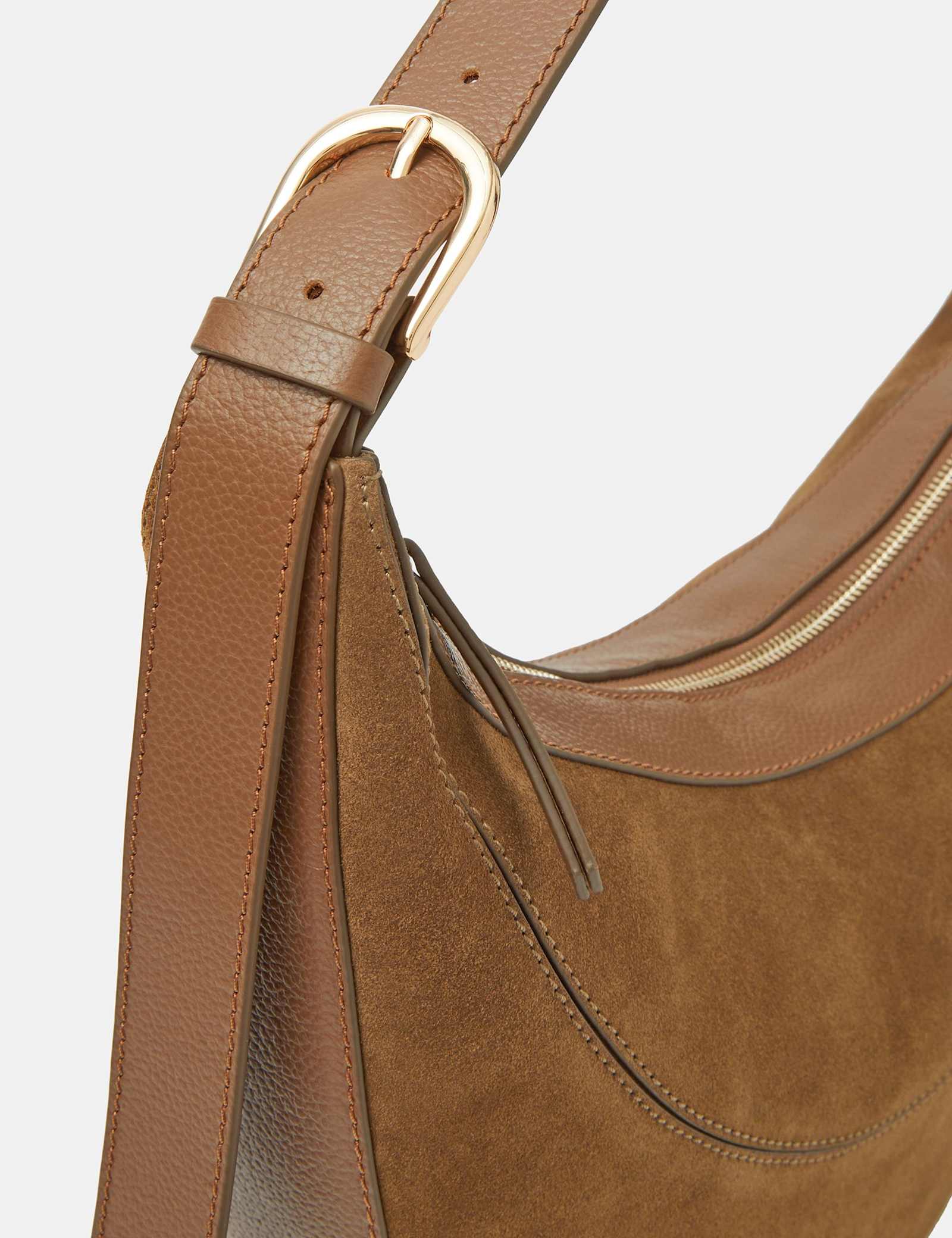 Suede Shoulder Bag - image 2