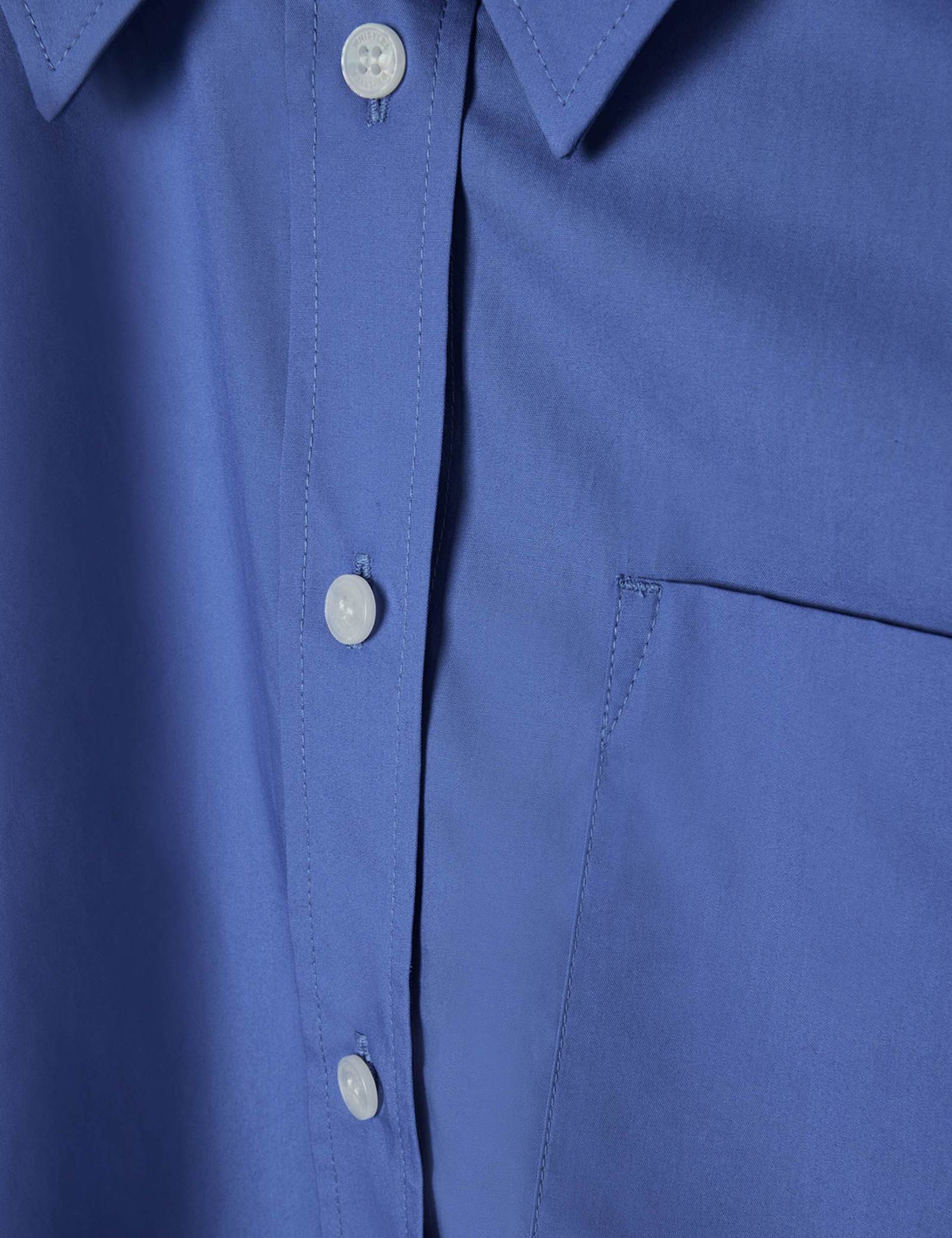 Pure Cotton Poplin Oversized Shirt - image 3