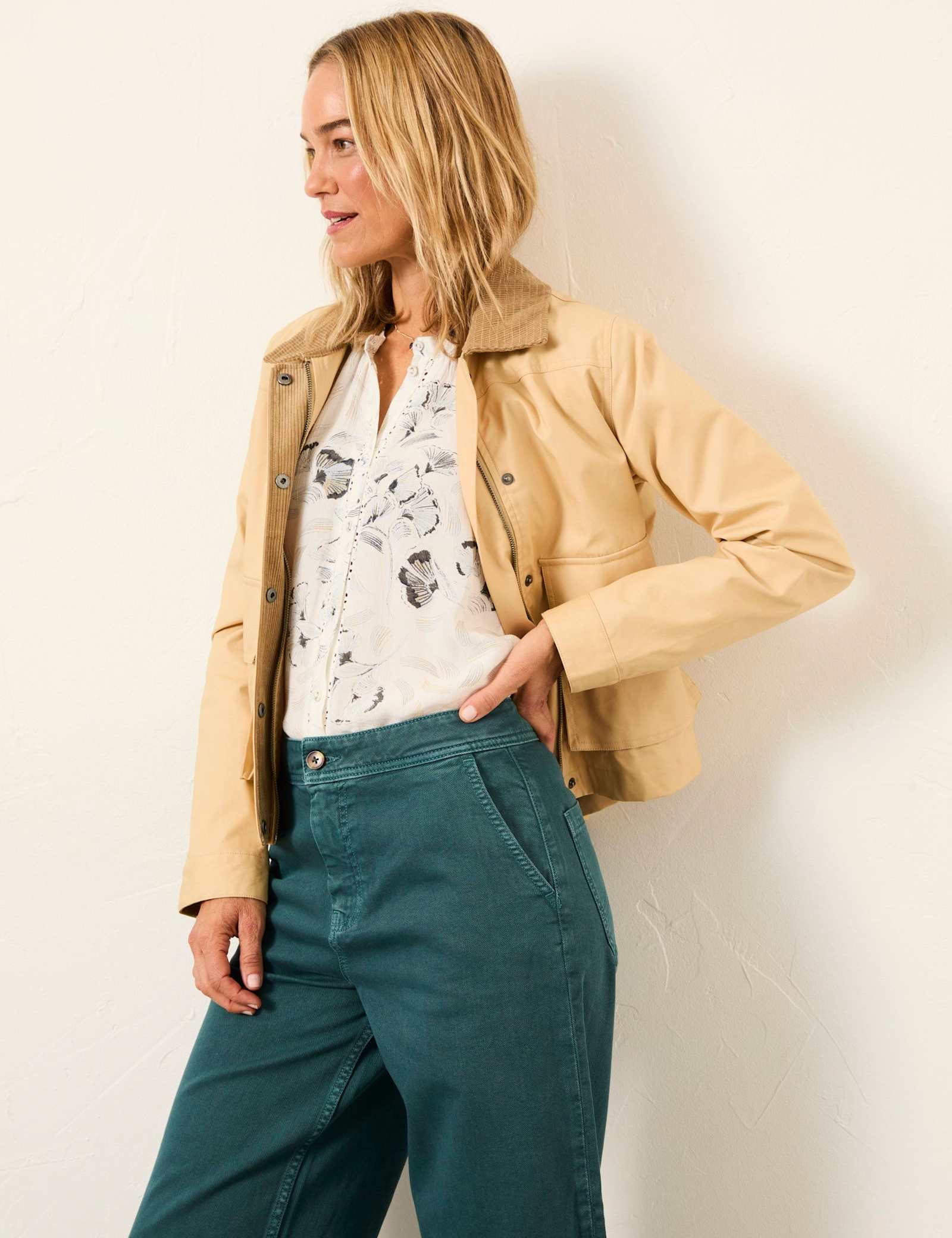Floral Button Through Blouse - image 4