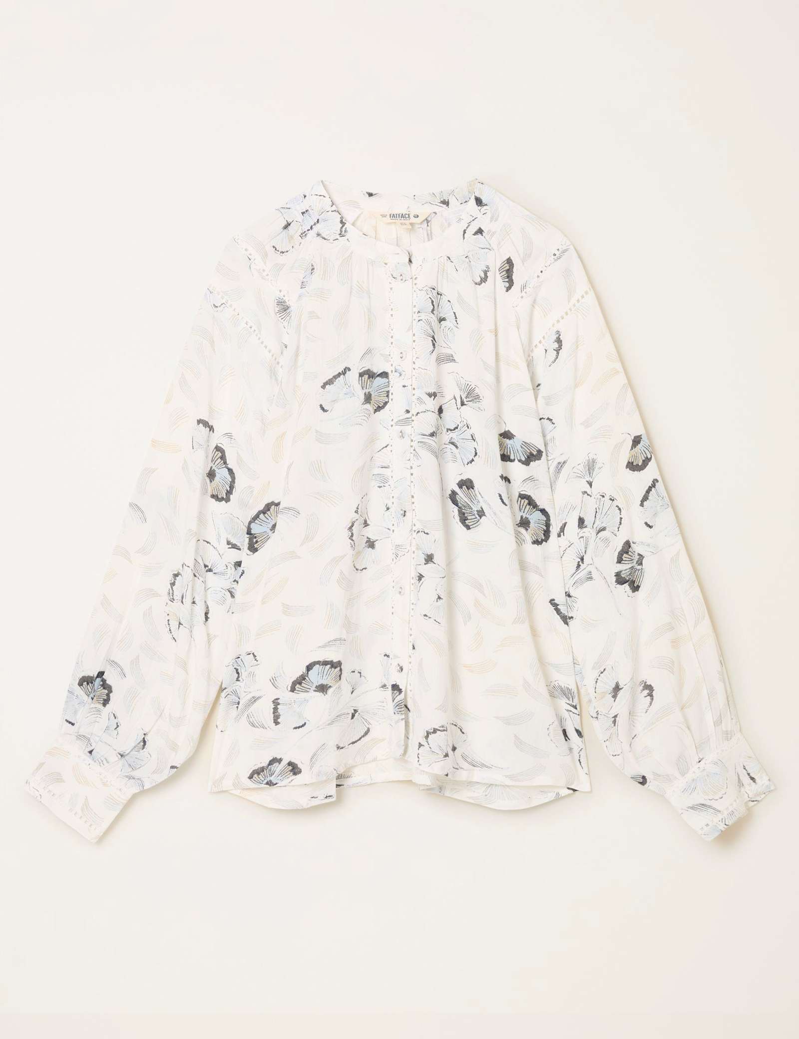 Floral Button Through Blouse - image 1