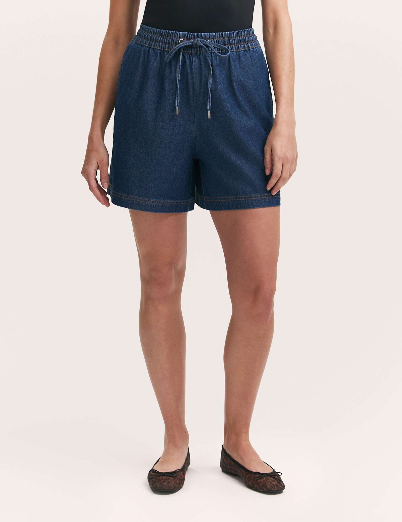 Pure Cotton Denim Shorts - image 5