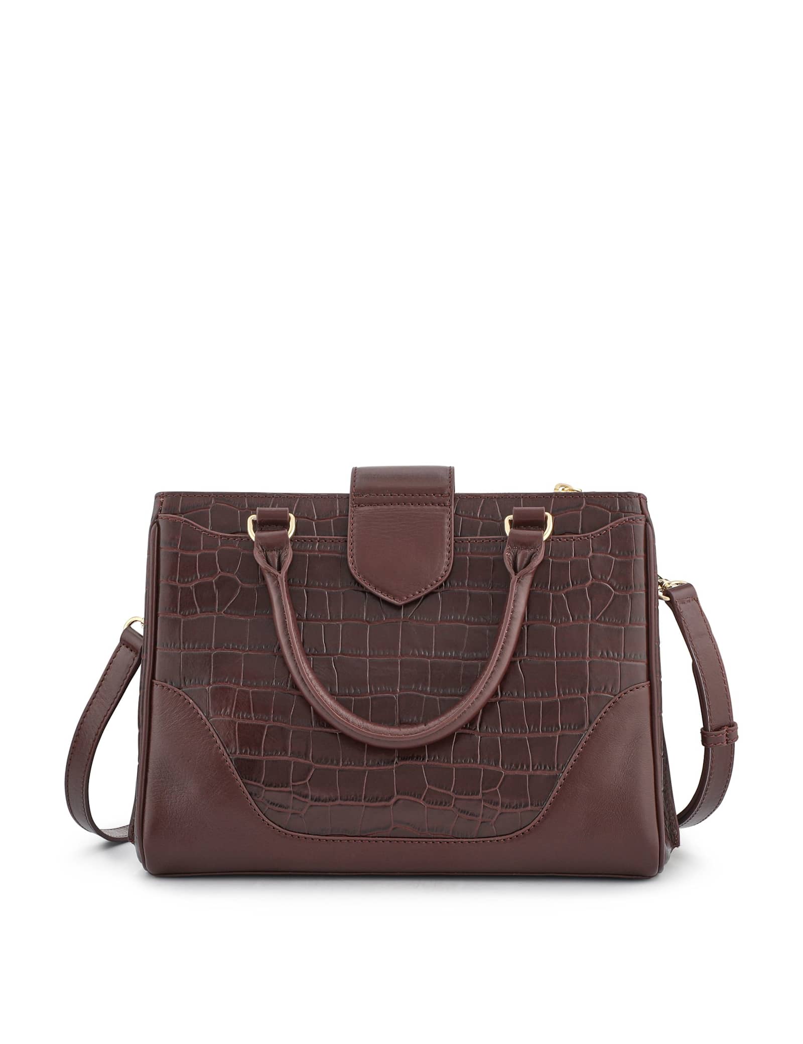 Leather Handbag with an Adjustable Strap - image 2