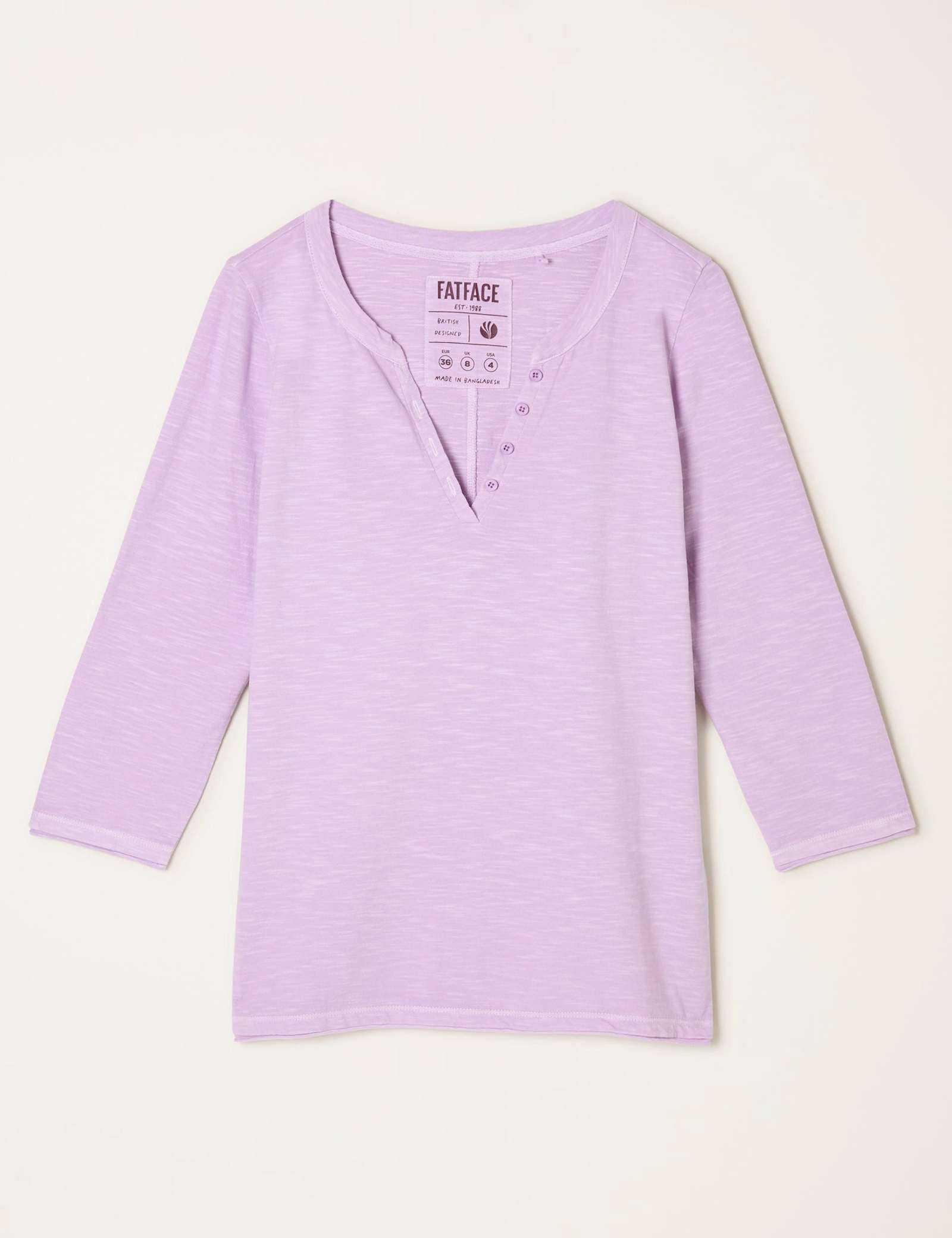 Pure Cotton V-Neck Top - image 2
