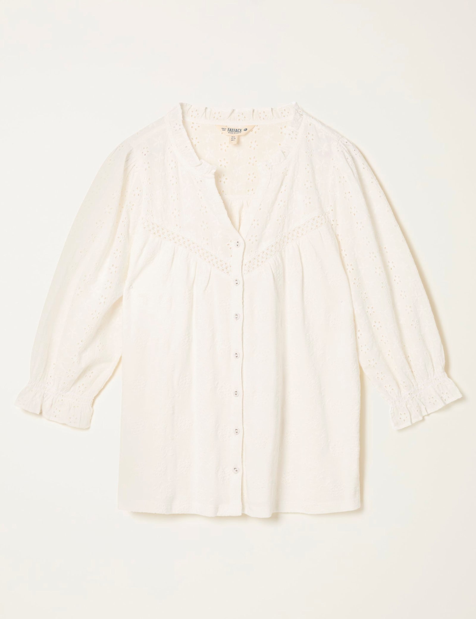 Pure Cotton Broderie Top - image 1