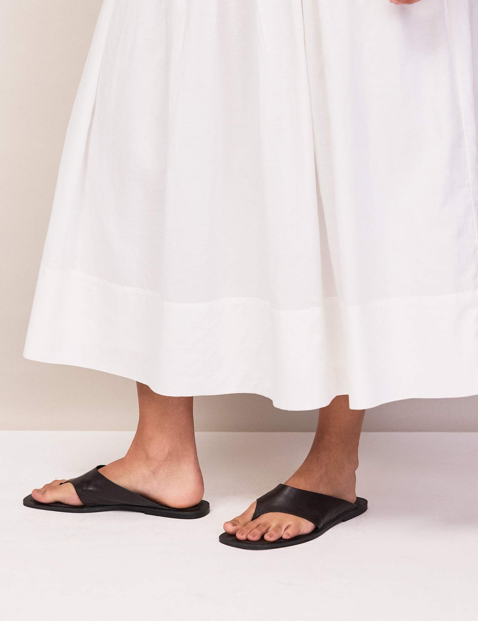 Cotton Rich Midi Shirred Dress - image 3