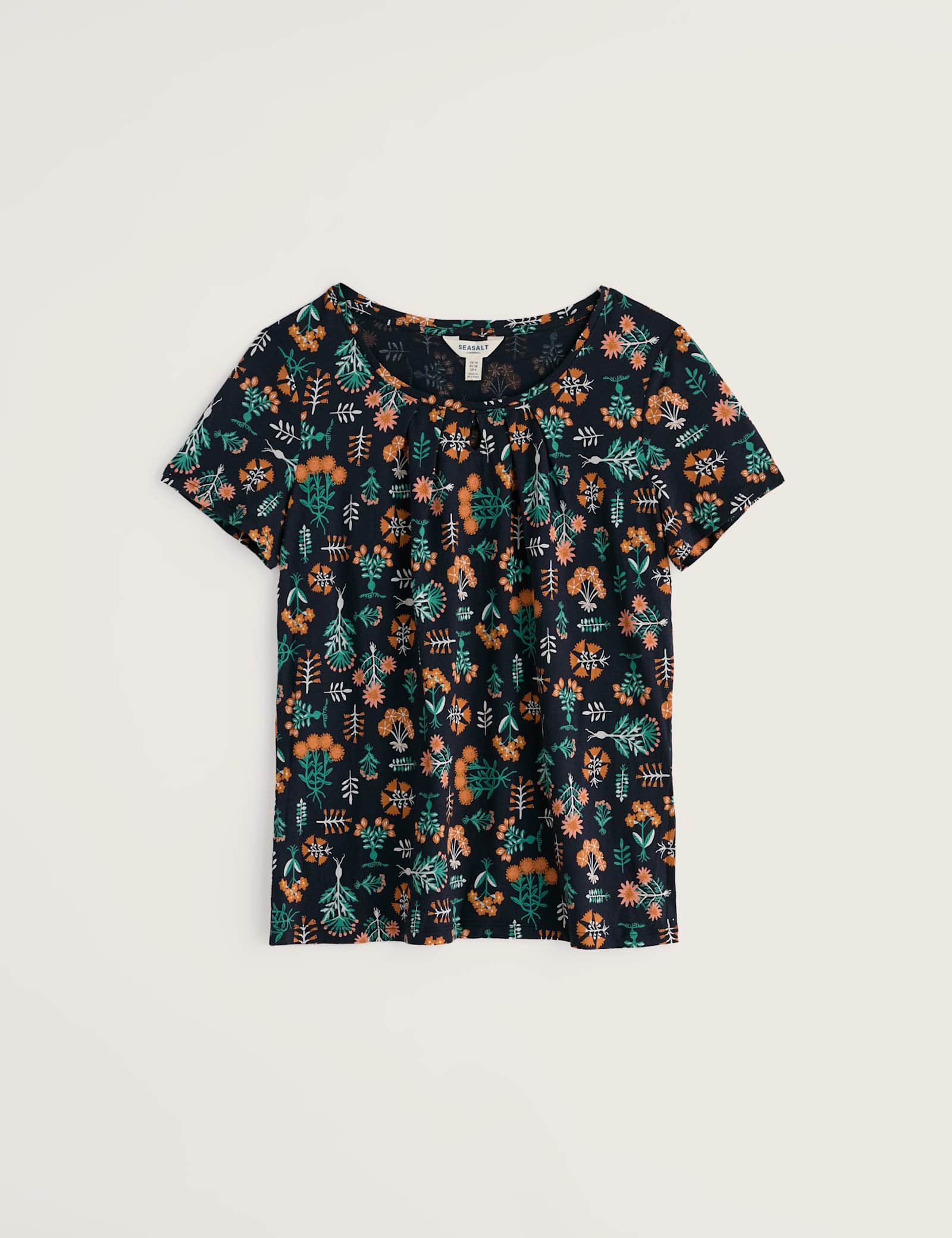 Cotton Blend Floral T-Shirt - image 1