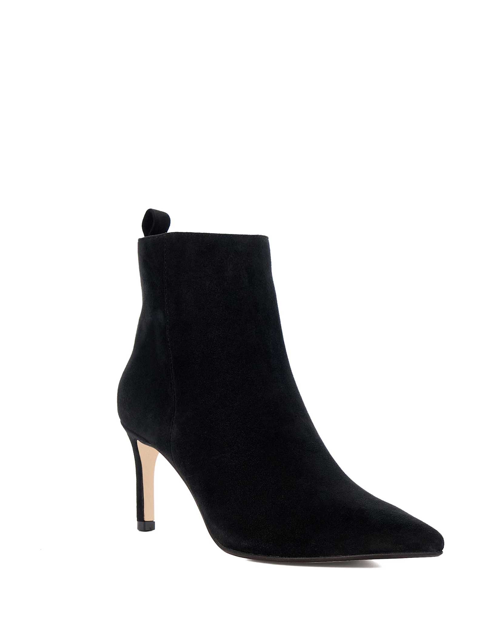 Suede Stiletto Heel Pointed Ankle Boots - image 3