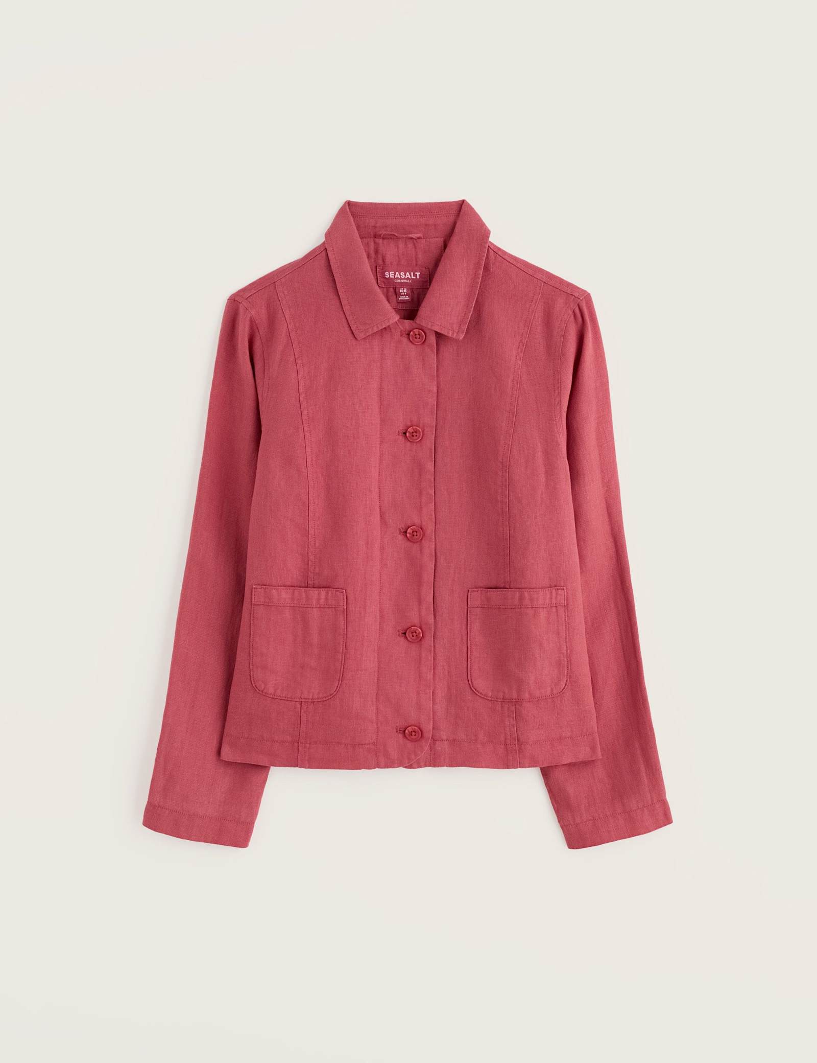 Pure Linen Relaxed Lightweight Jacket - image 2