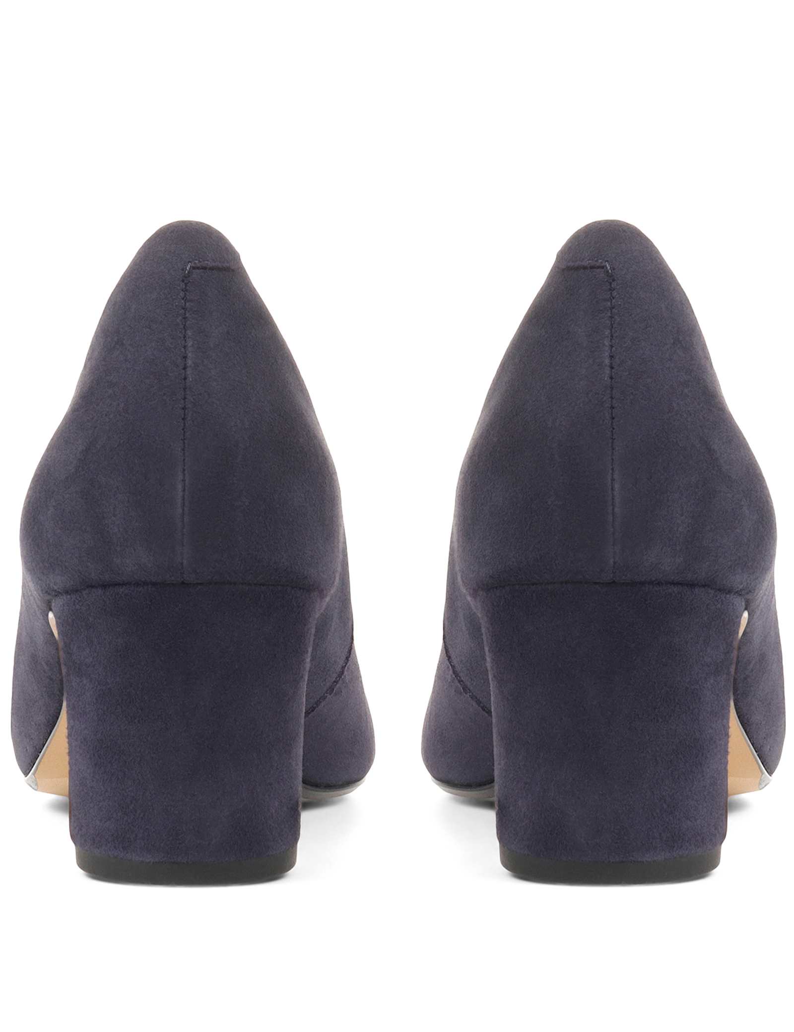 Wide Fit Suede Block Heel Court Shoes - image 4