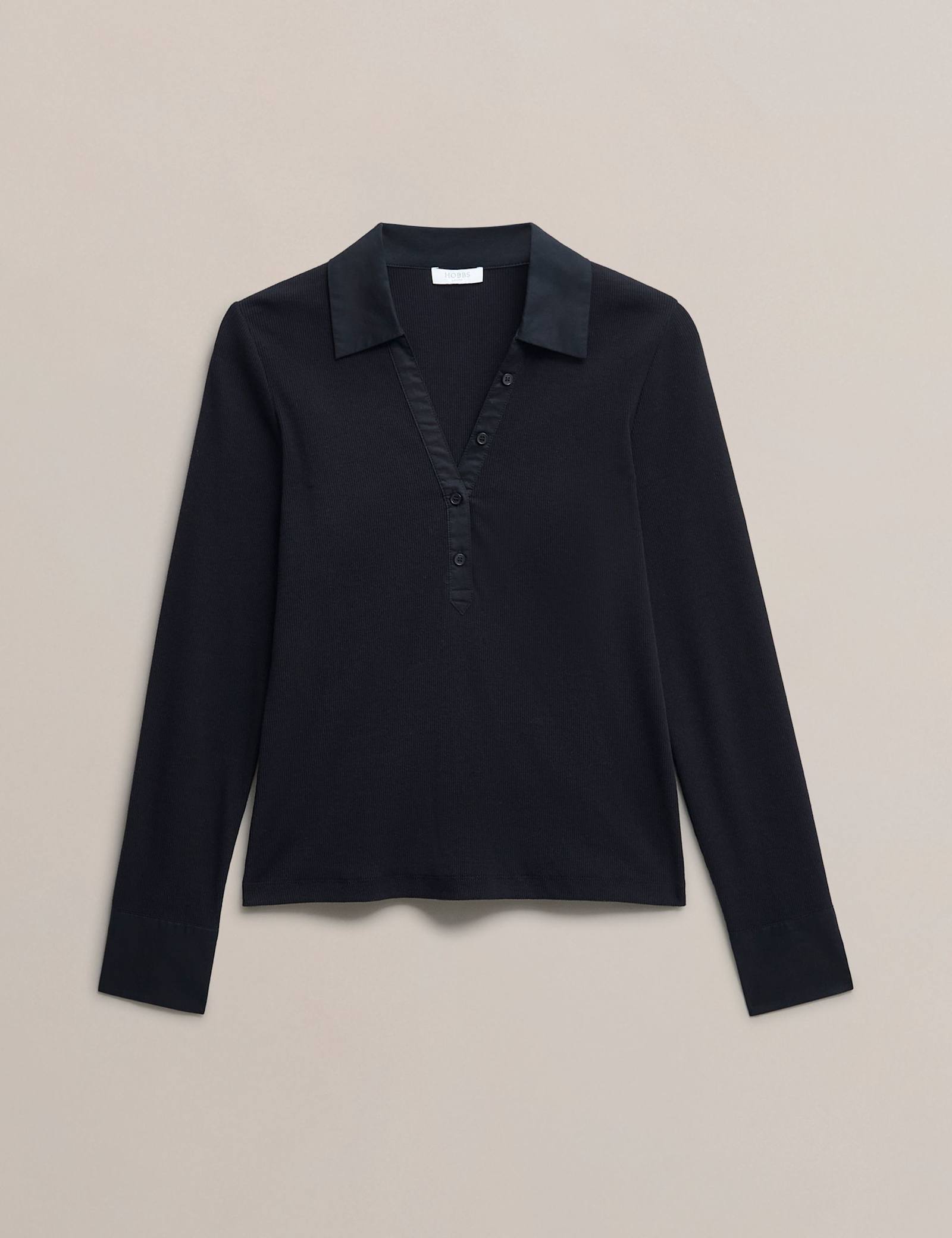 Cotton Rich Ribbed Shirt - image 1