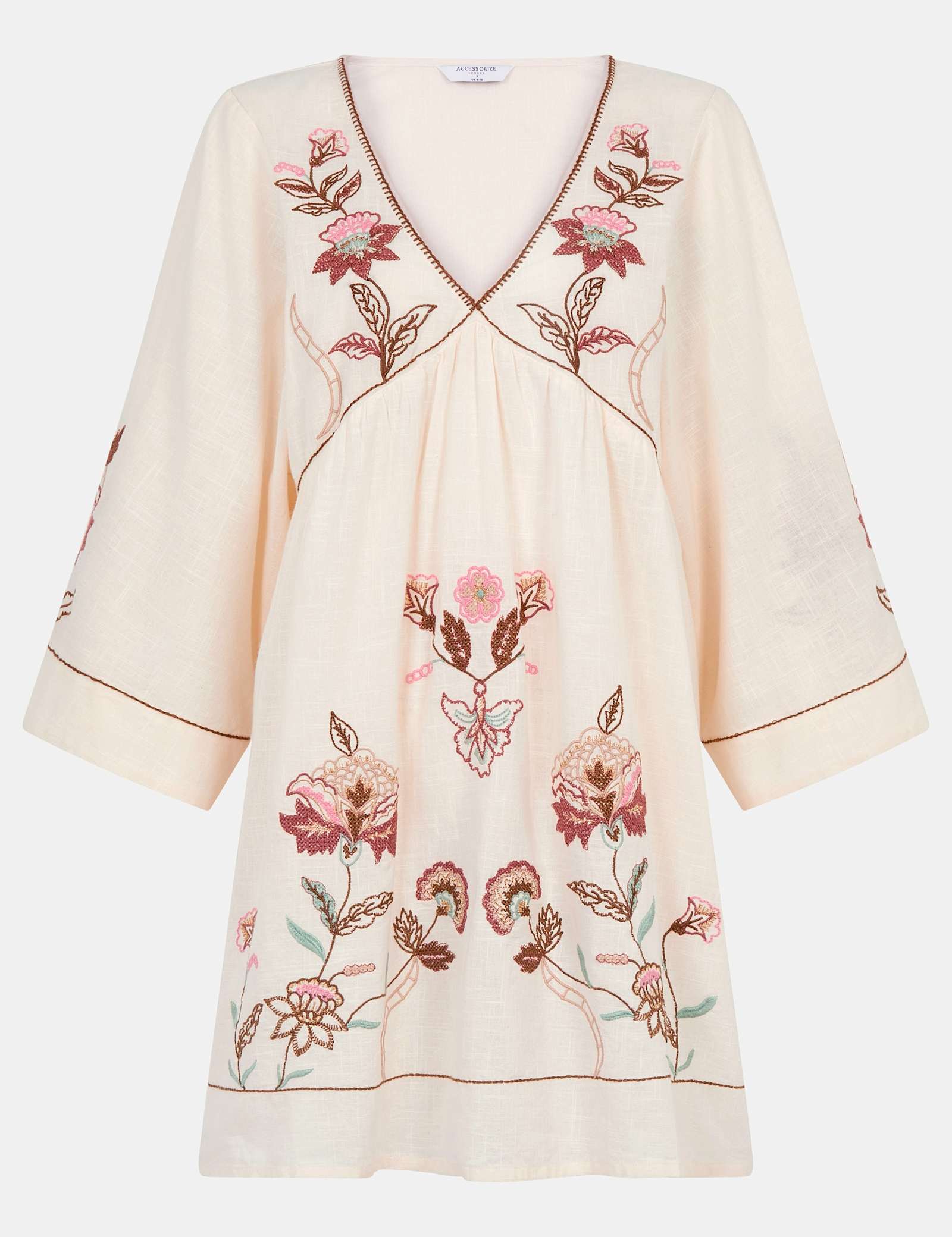 Pure Cotton Statement Embellished Kaftan - image 1