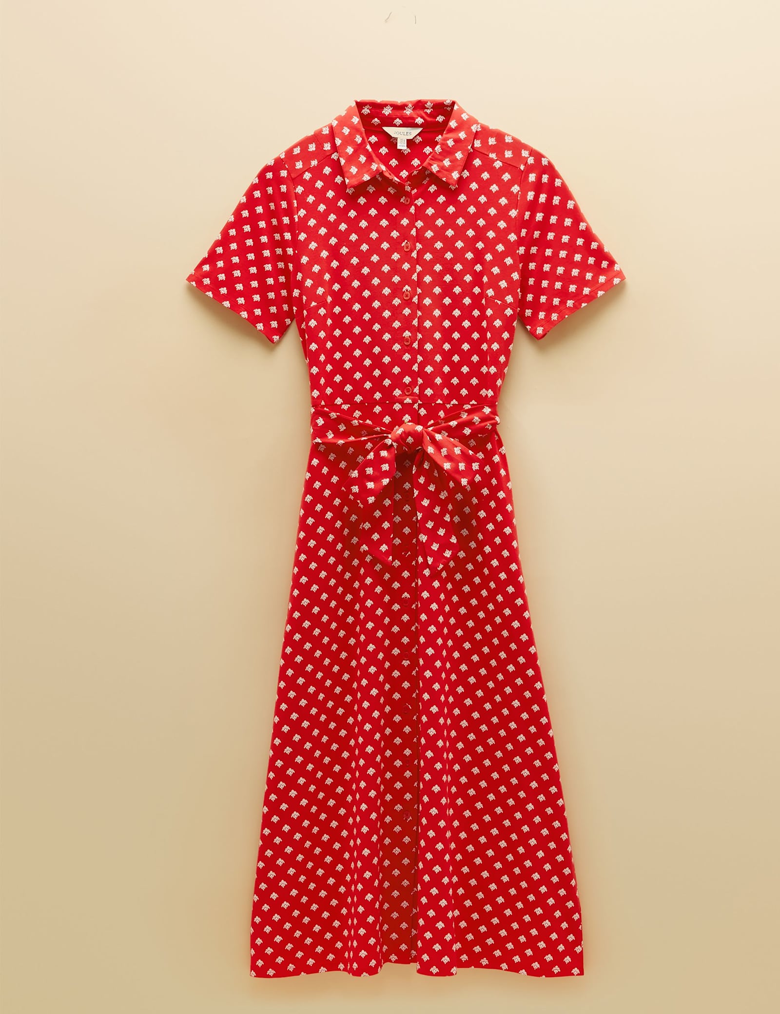 Cotton Rich Printed Midi Shirt Dress - image 1