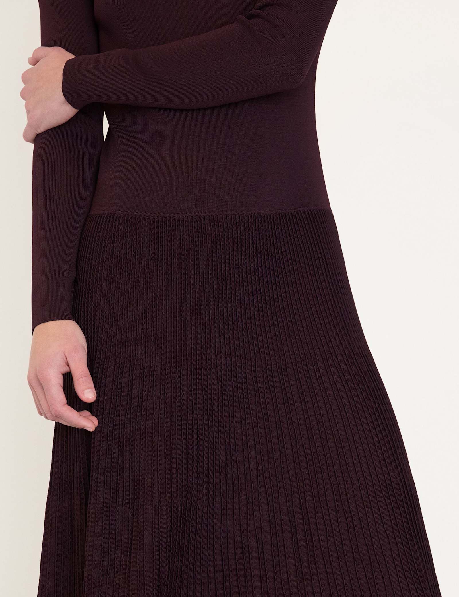 Funnel Neck Pleated Midaxi Jumper Dress - image 3
