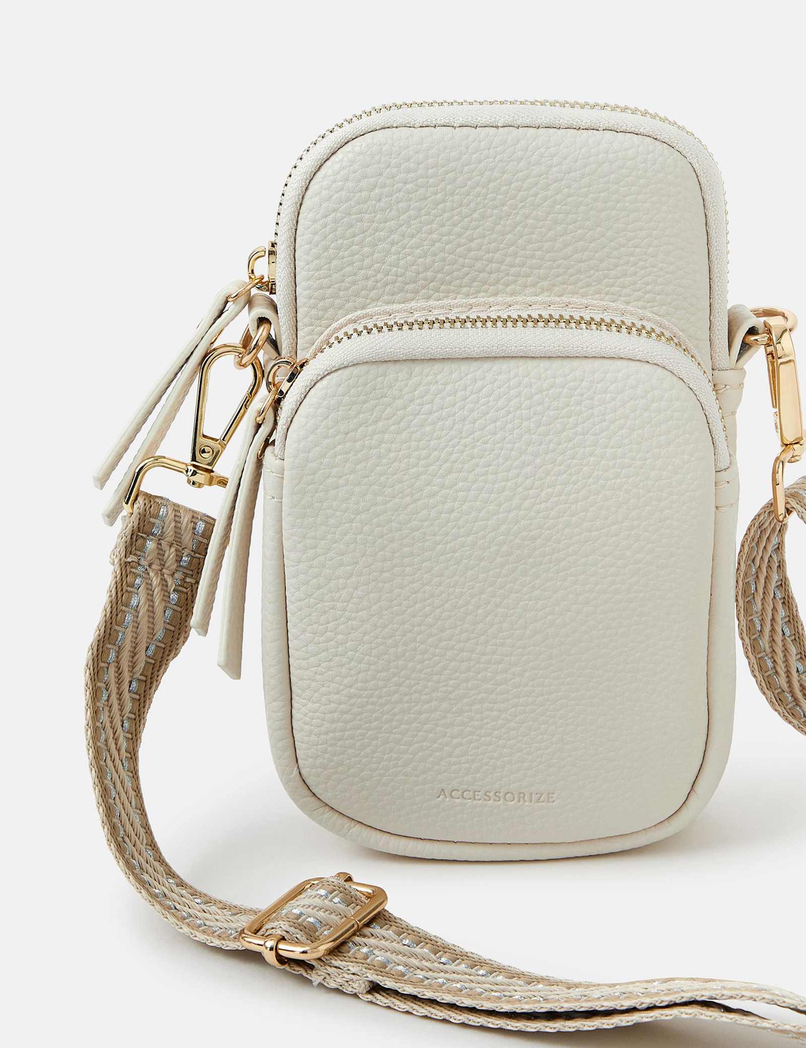 Textured Cross Body Phone Bag - image 4