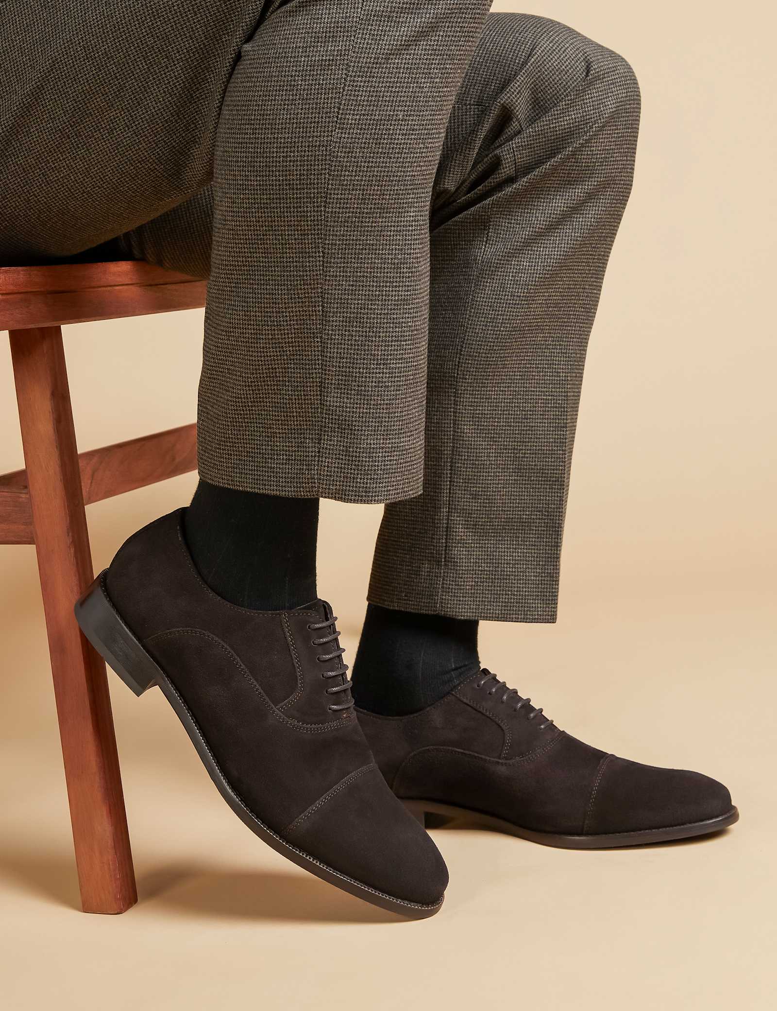 Suede Oxford Shoes - image 3