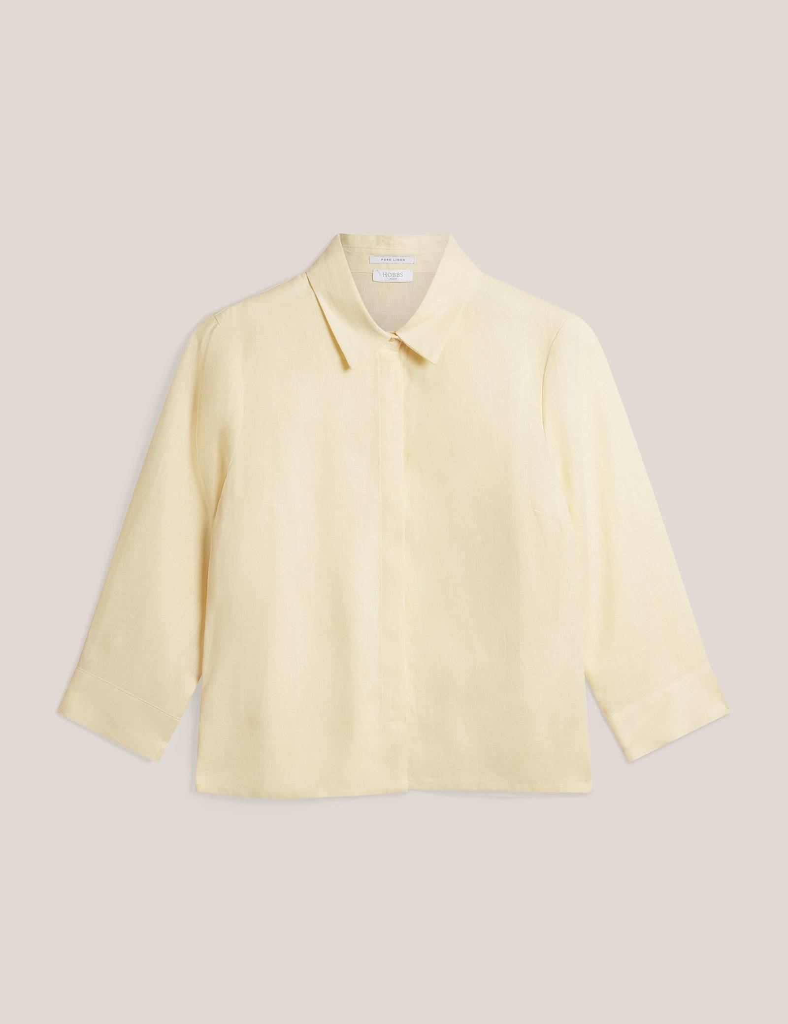 Pure Linen Collared Blouse - image 2