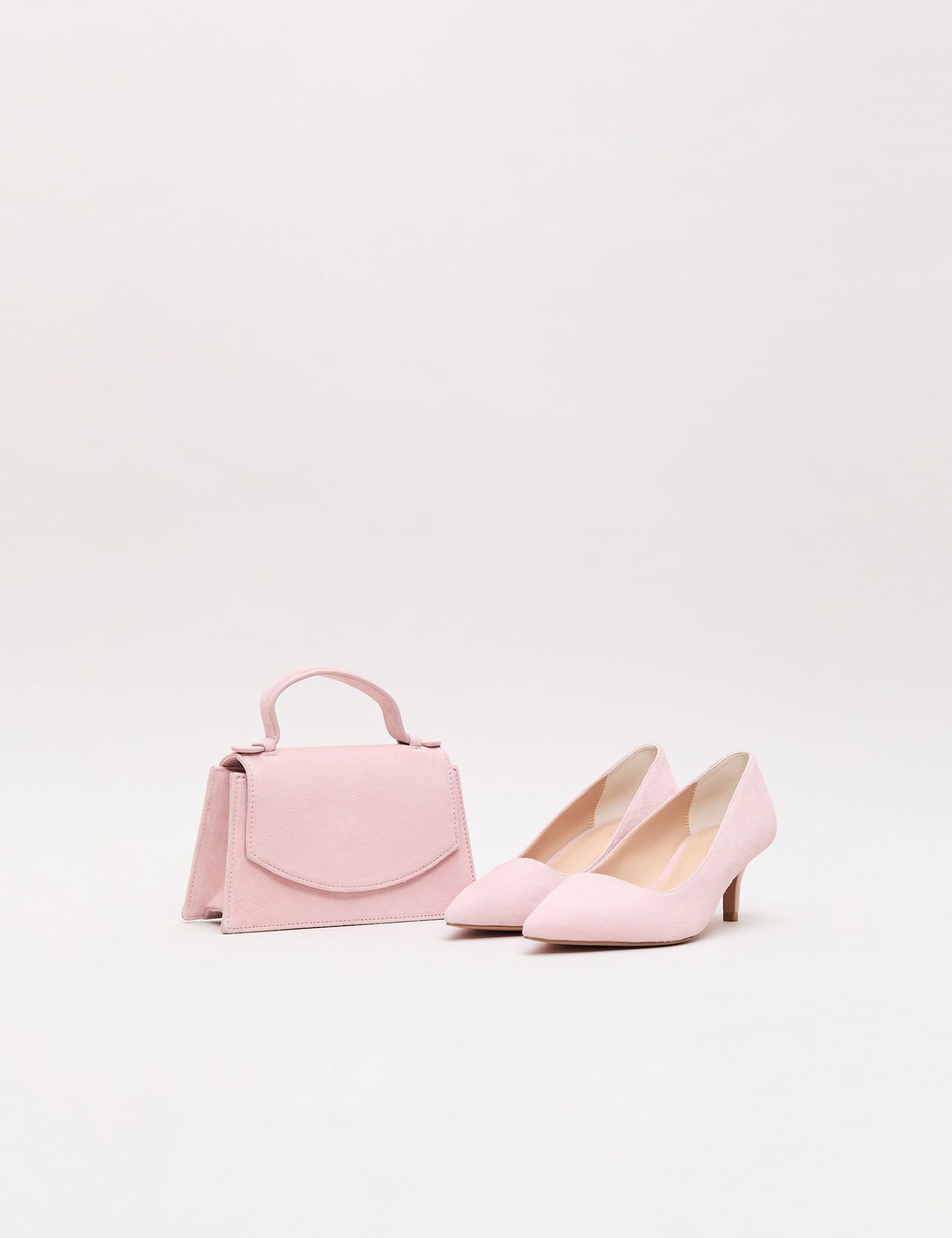 Suede Top Handle Grab Bag - image 5