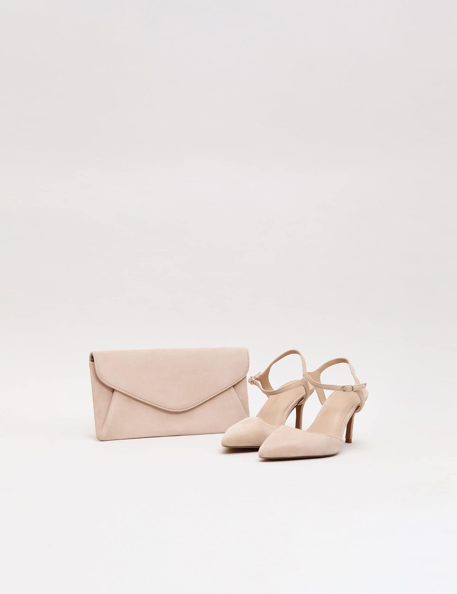 Suede Clutch Bag - image 4