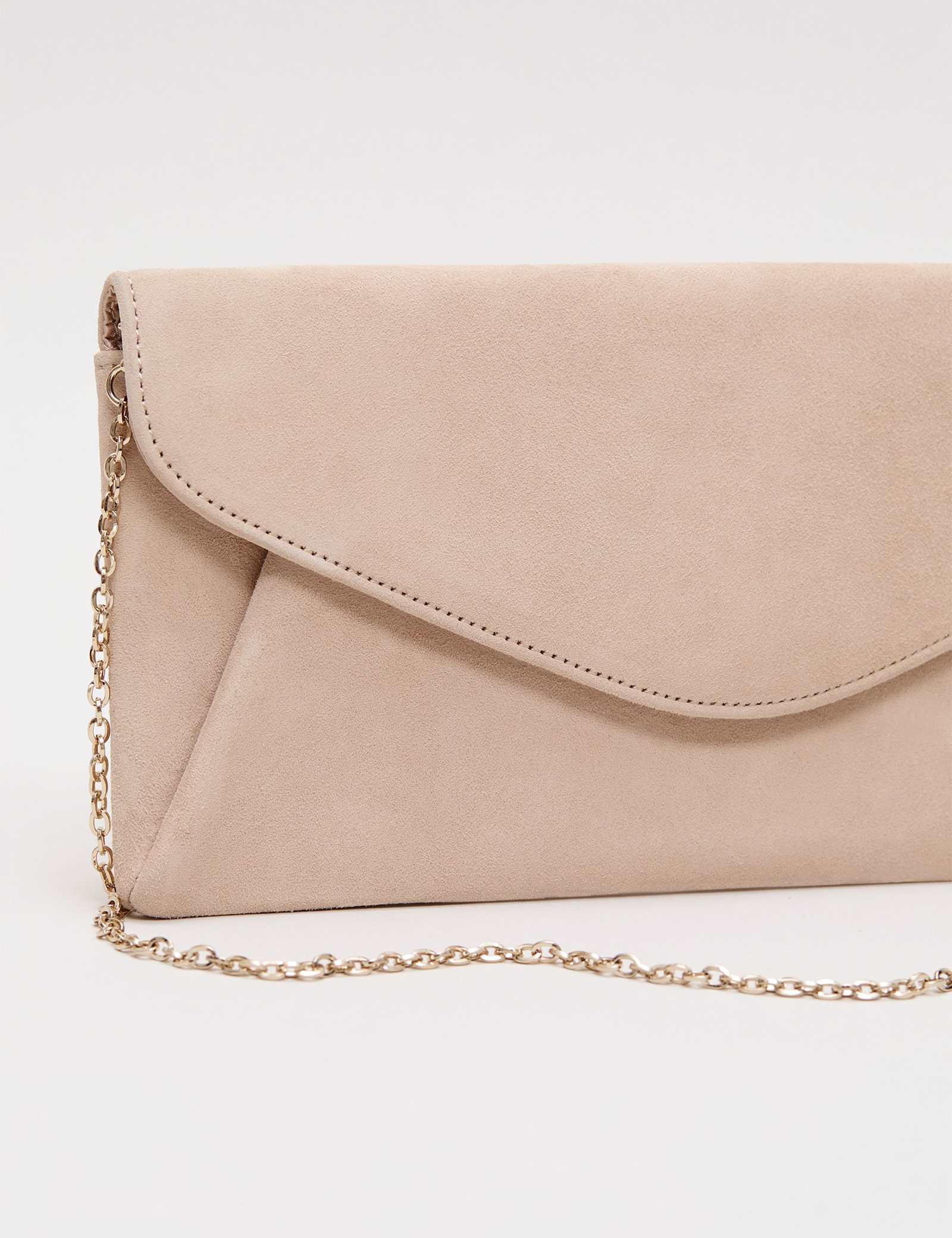 Suede Clutch Bag - image 5