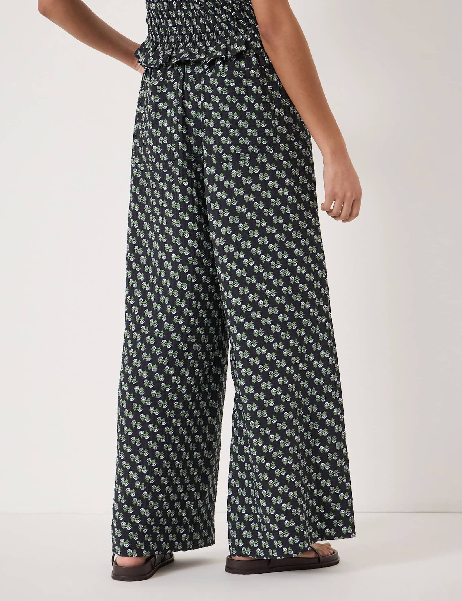 Floral Wide Leg Trousers - image 4