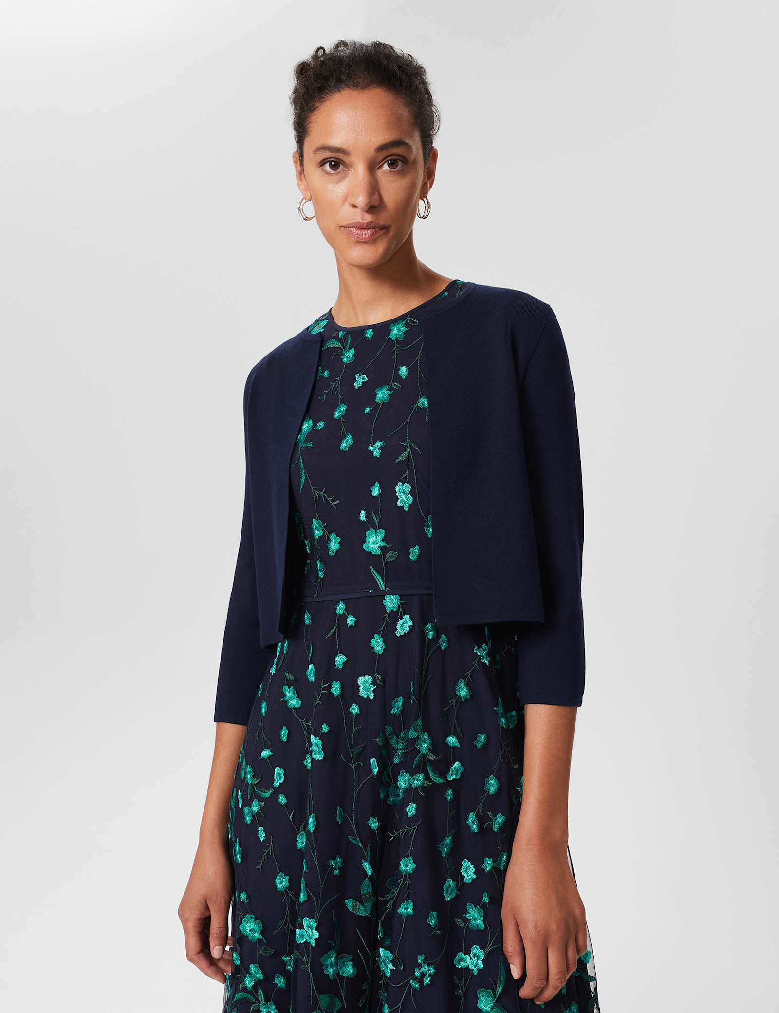 Edge to Edge Cropped Cardigan - image 2