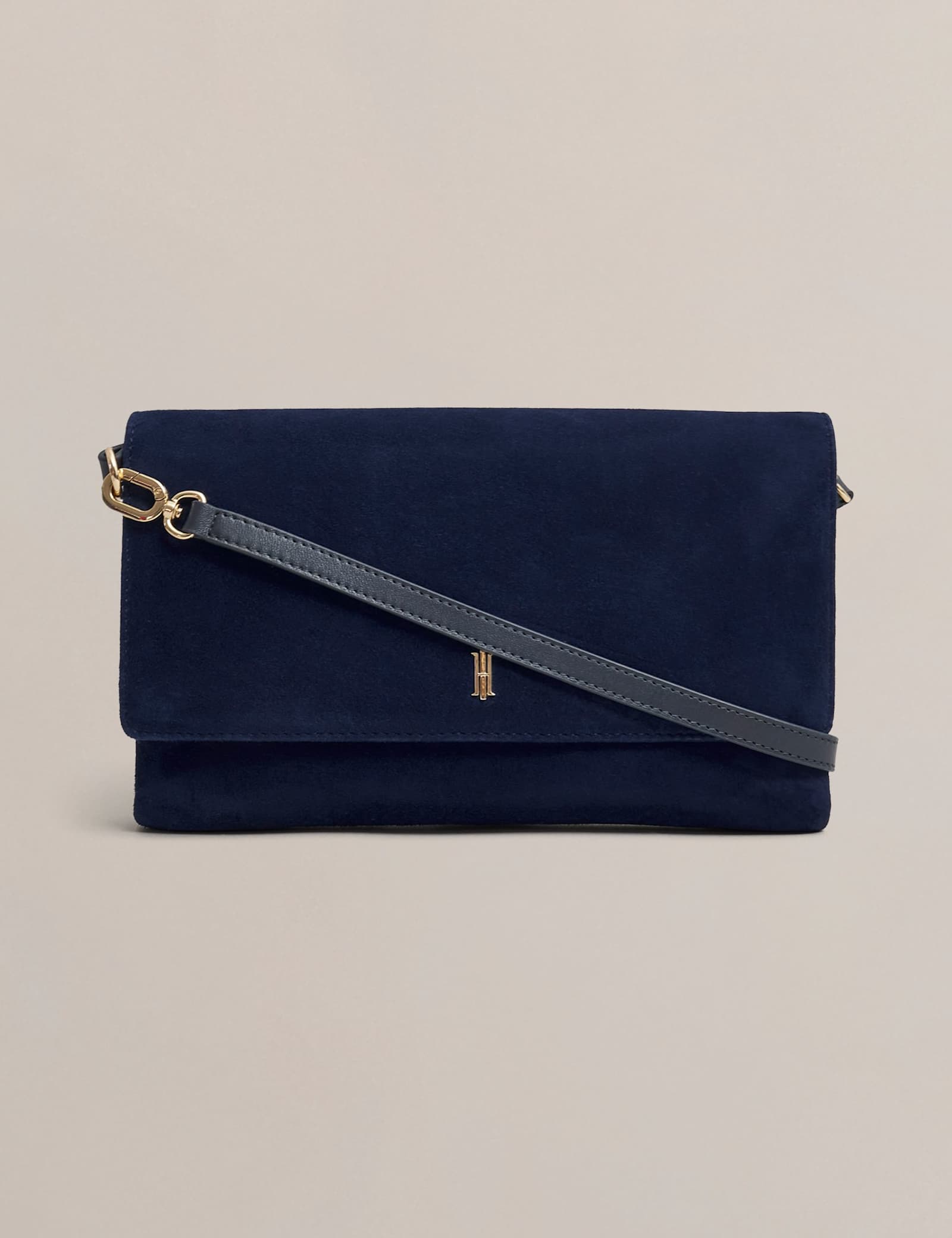 Suede Clutch Bag - image 1