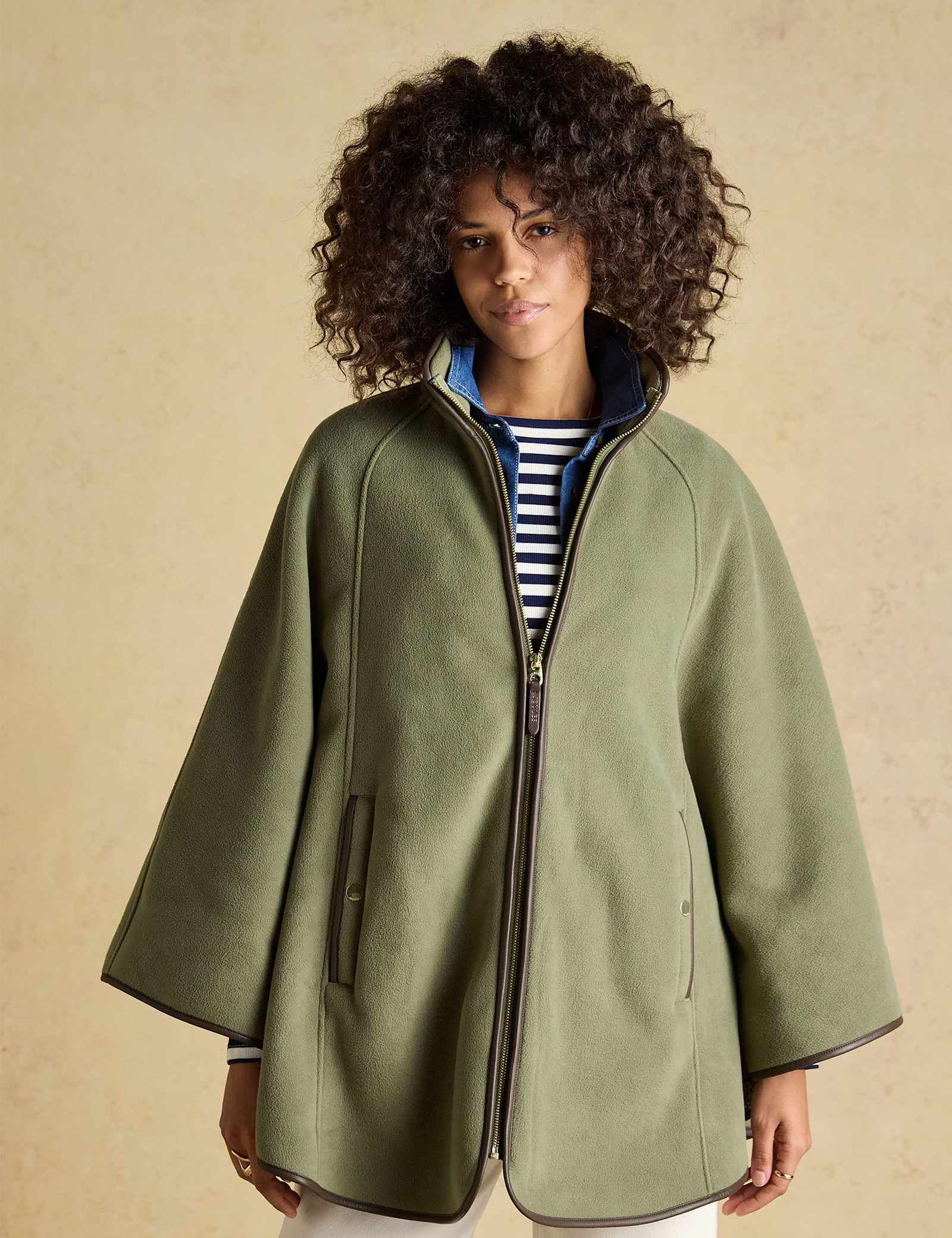 Fleece Cape Jacket - image 3