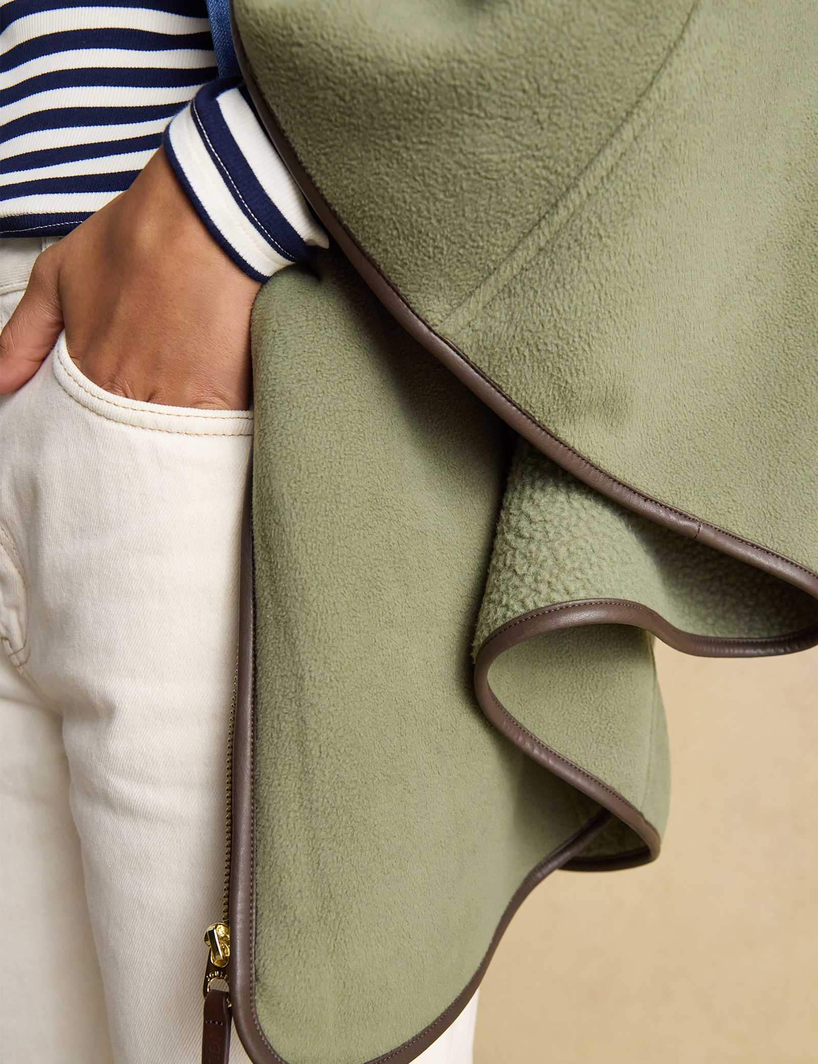 Fleece Cape Jacket - image 5