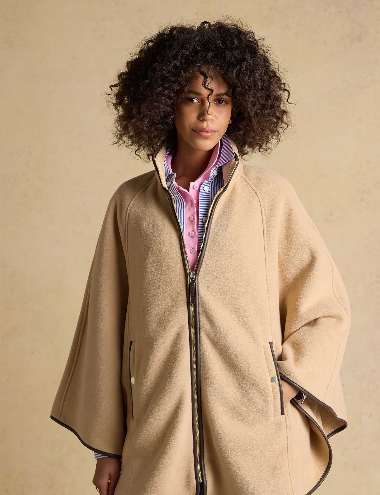 Fleece Cape Jacket - image 4