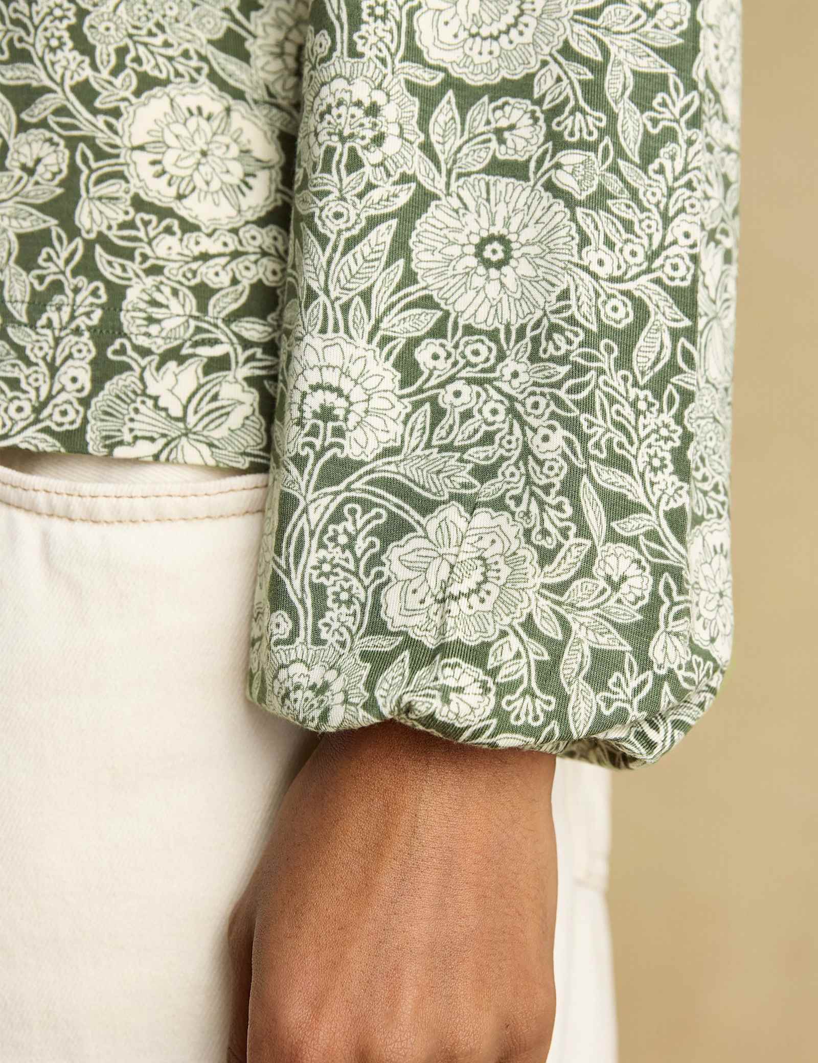 Floral V-Neck Top - image 4