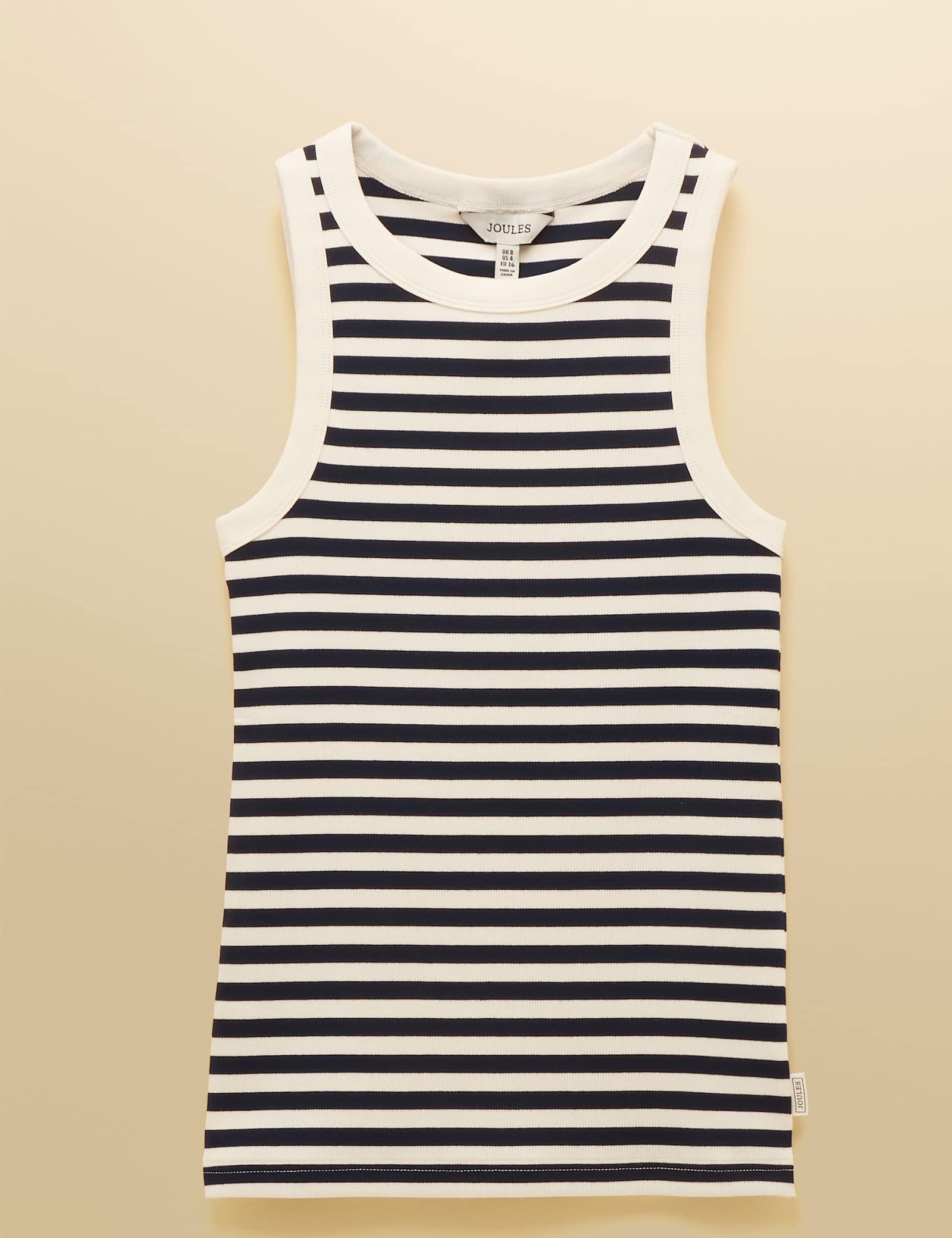Cotton Rich Ribbed Striped Vest - image 1