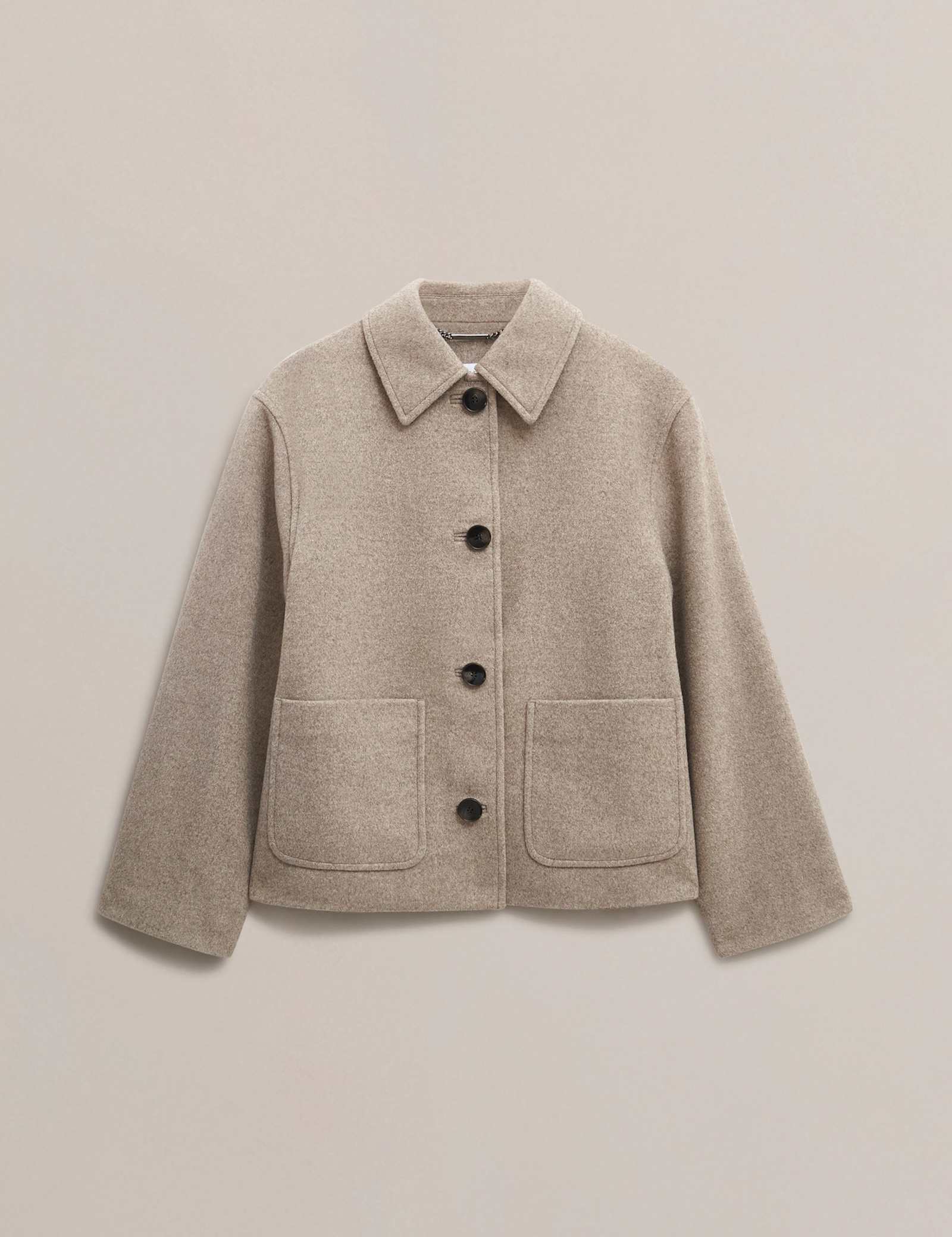 Wool Rich Cropped Jacket - image 1