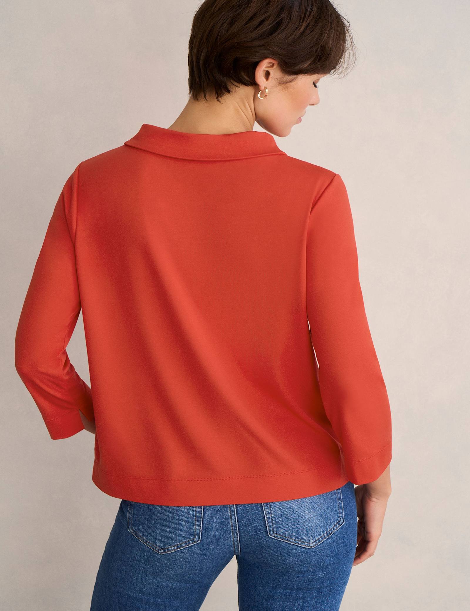 High Neck 3/4 Sleeve Top - image 5
