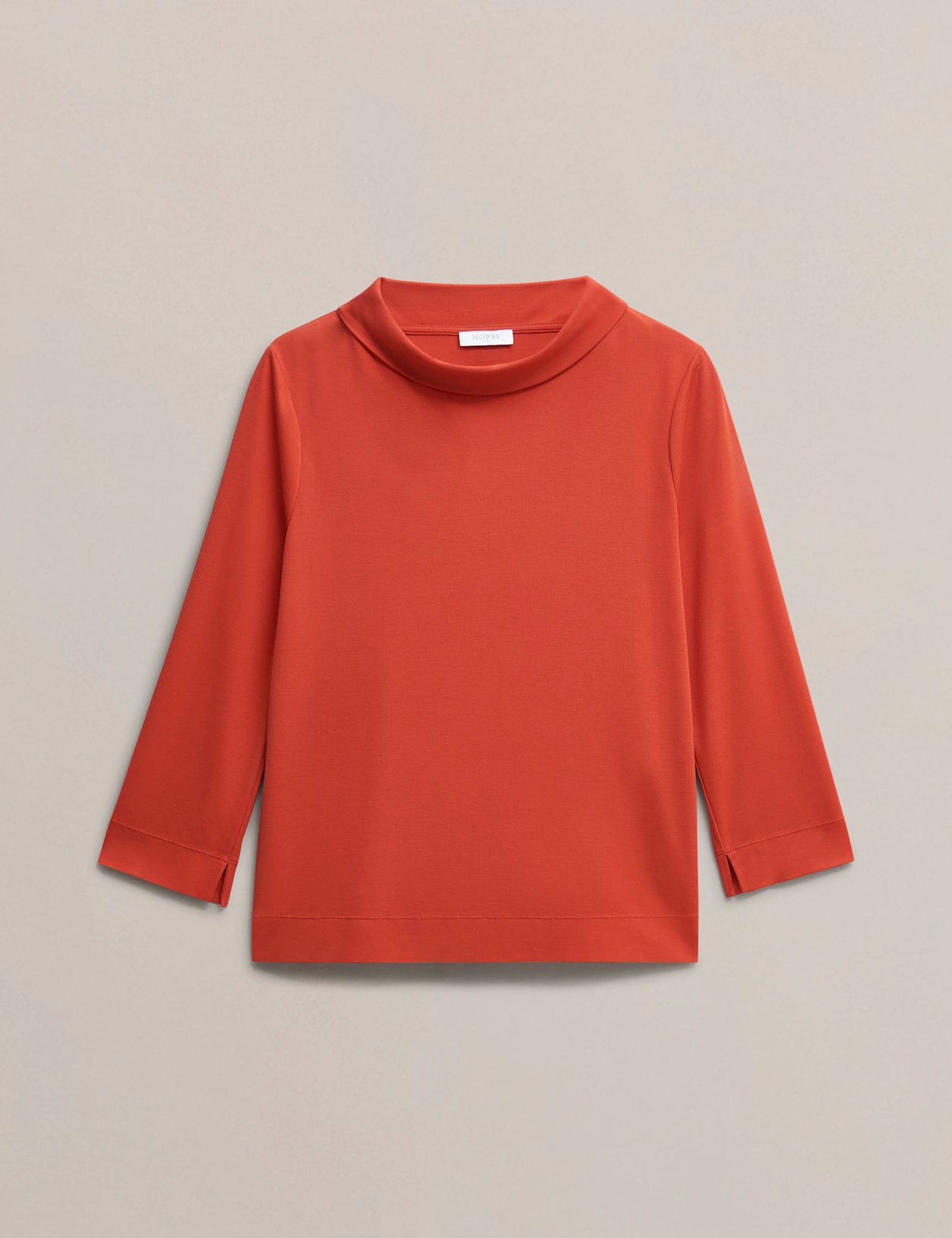 High Neck 3/4 Sleeve Top - image 1