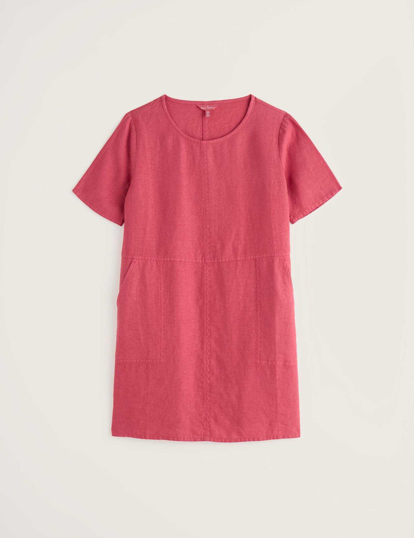 Pure Linen Floral Scoop Neck Tunic - image 1