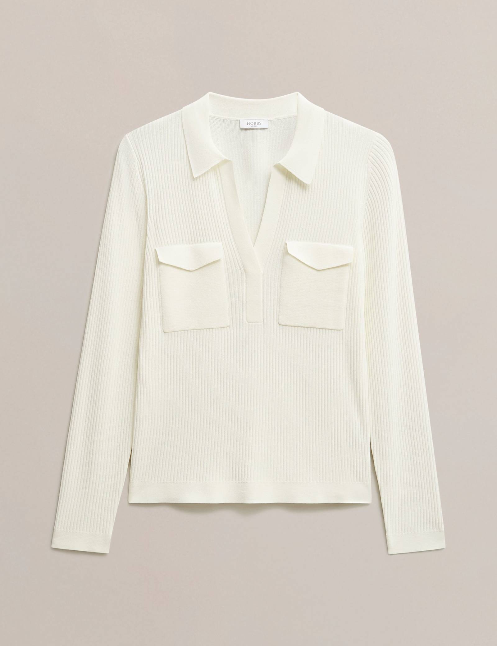 Textured Collared Jumper - image 1