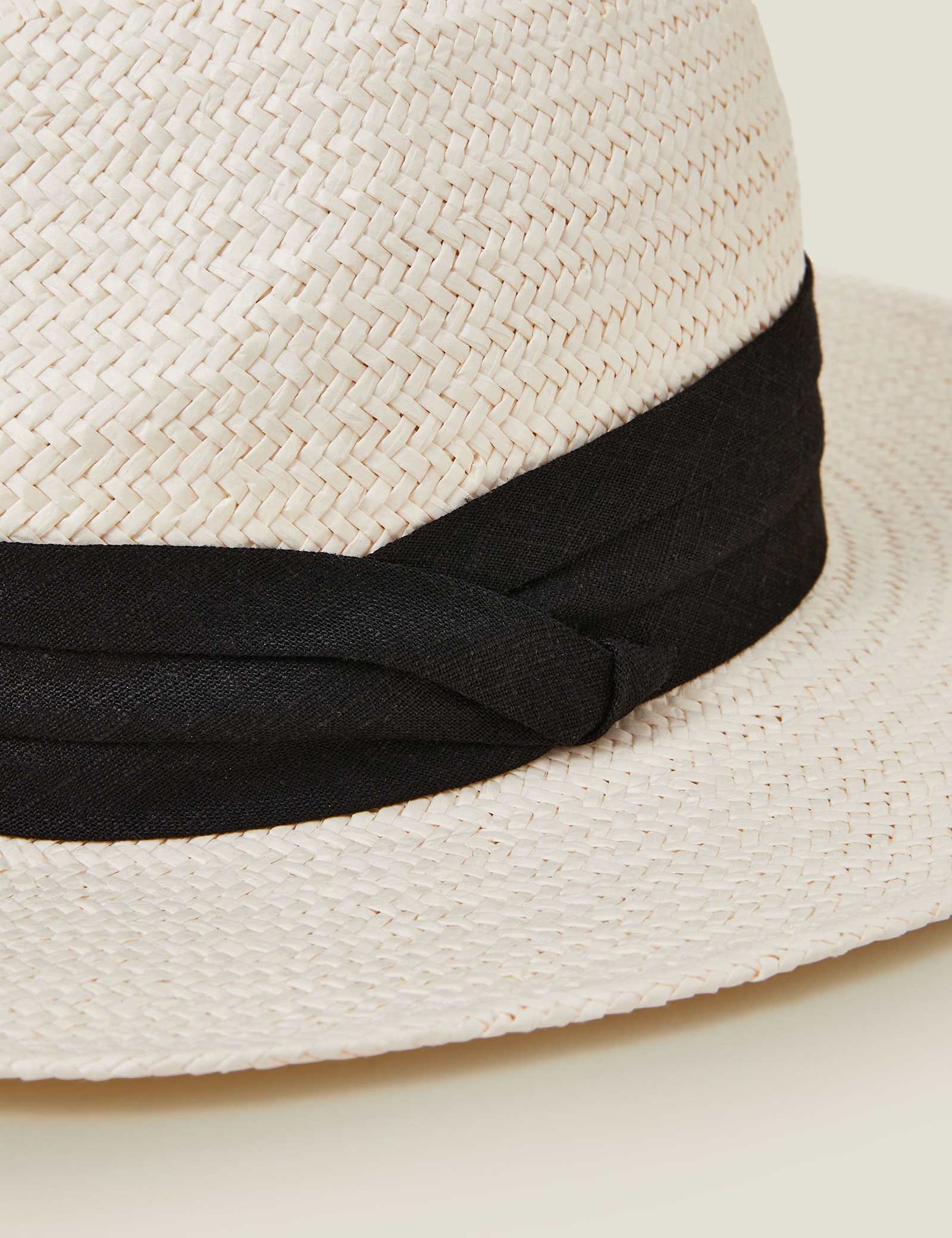 Straw Fedora Hat - image 2