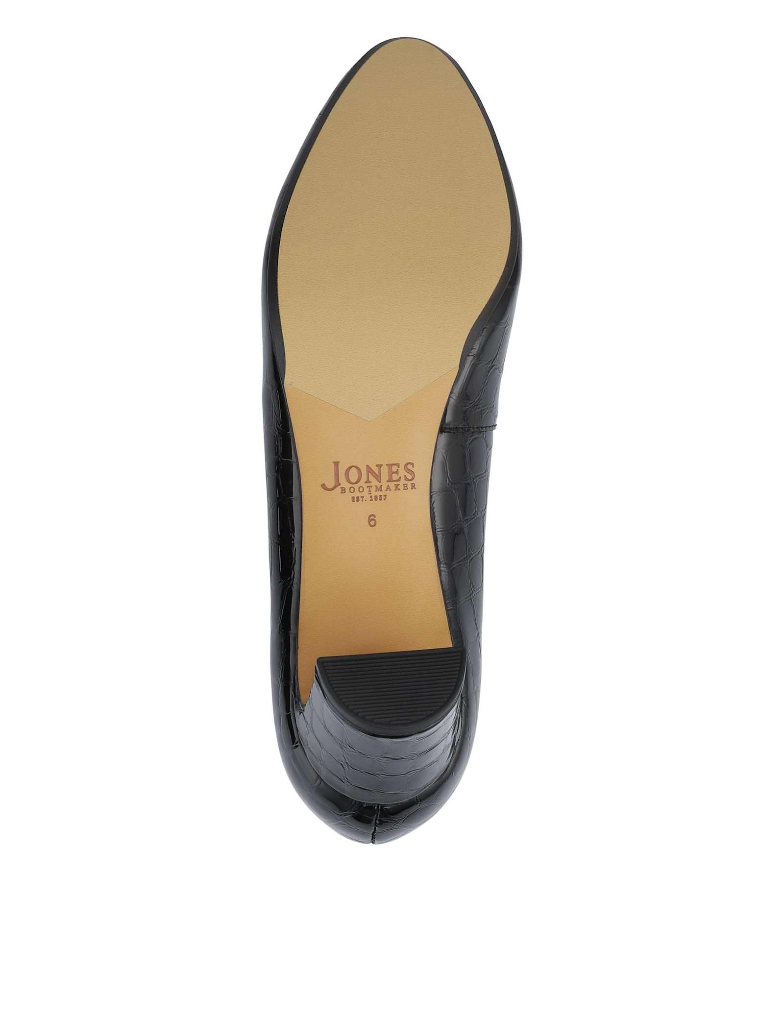 Leather Block Heel Court Shoes - image 3