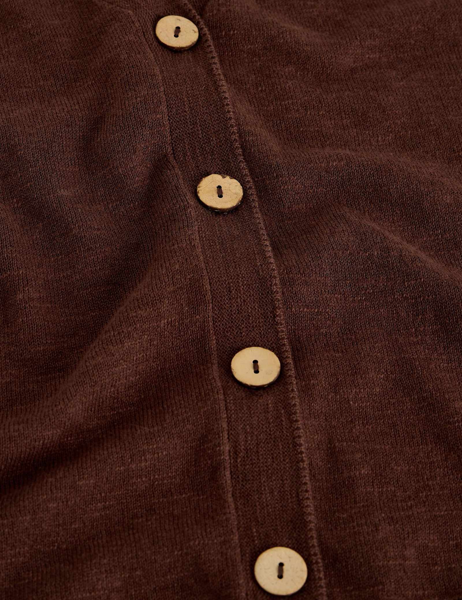 Cotton Rich V-Neck Knitted Vest - image 3