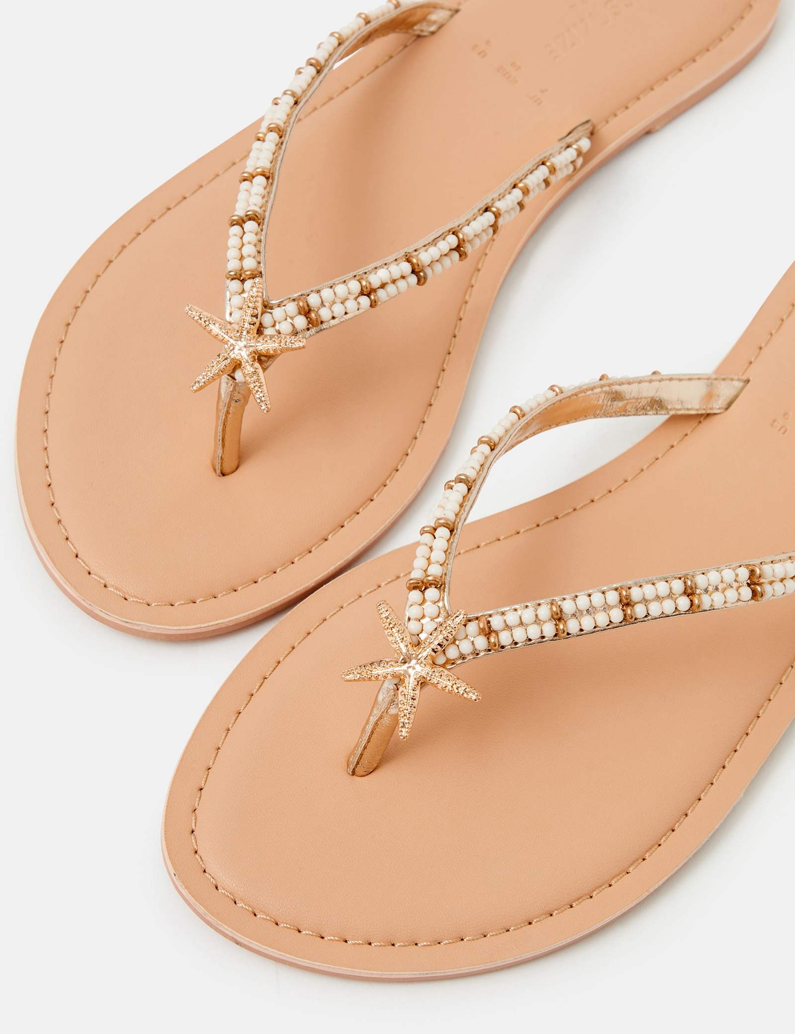Pearl Starfish Flip Flops - image 3