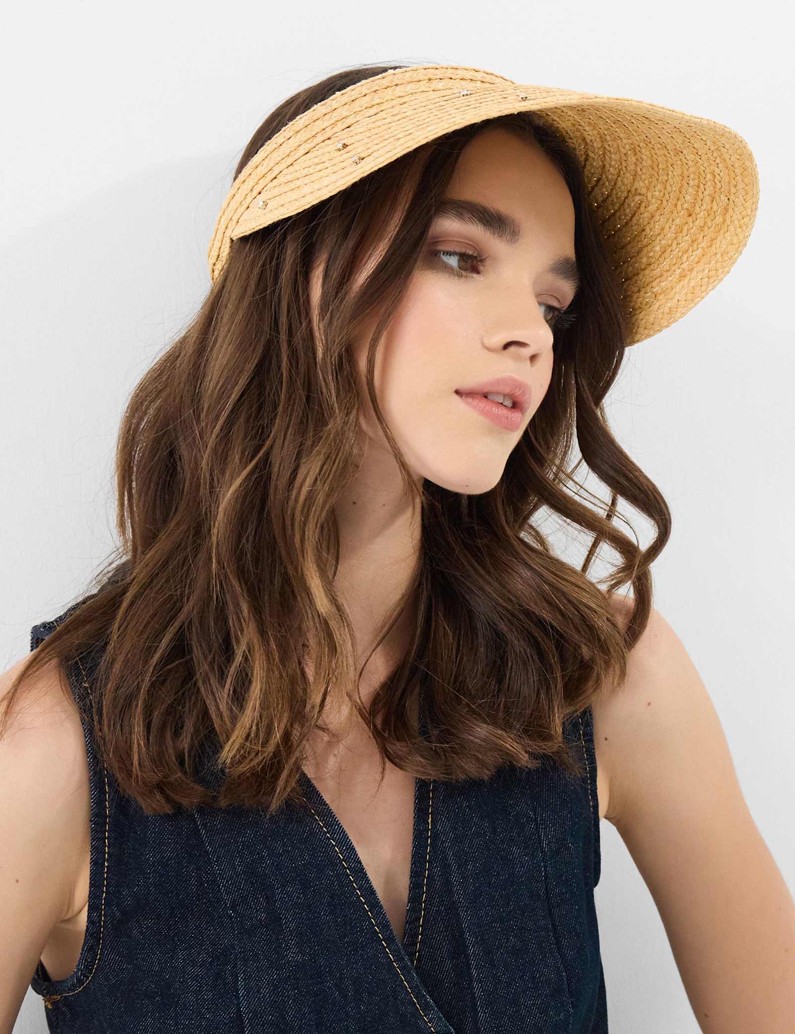 Straw Visor - image 1