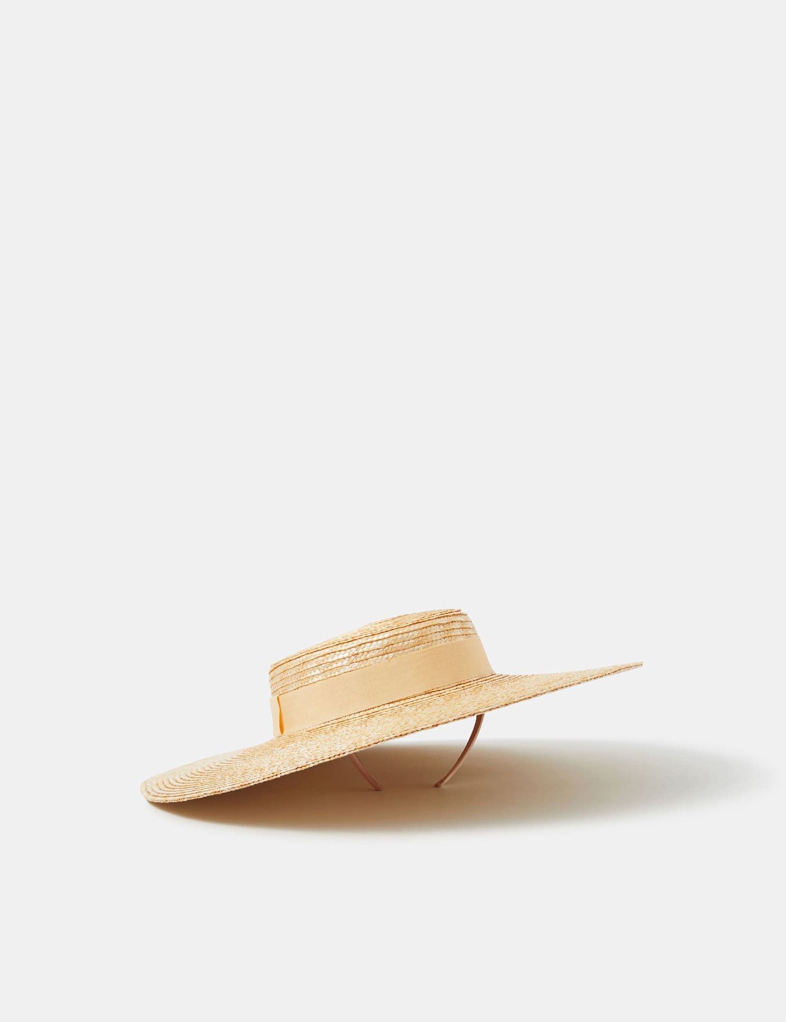 Straw Boater Hat - image 1