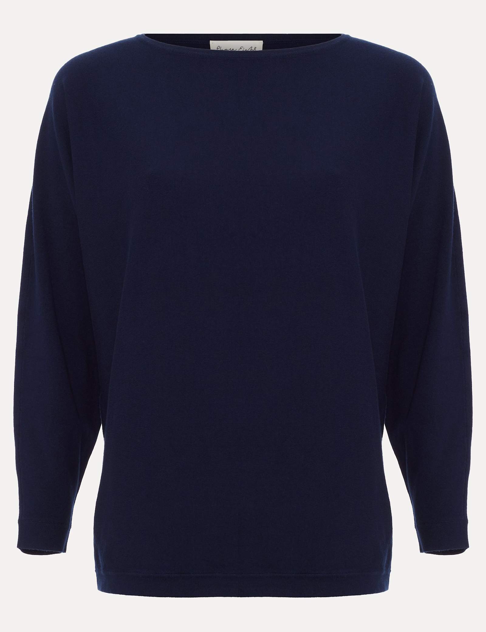 Slash Neck Batwing Longline Jumper - image 2