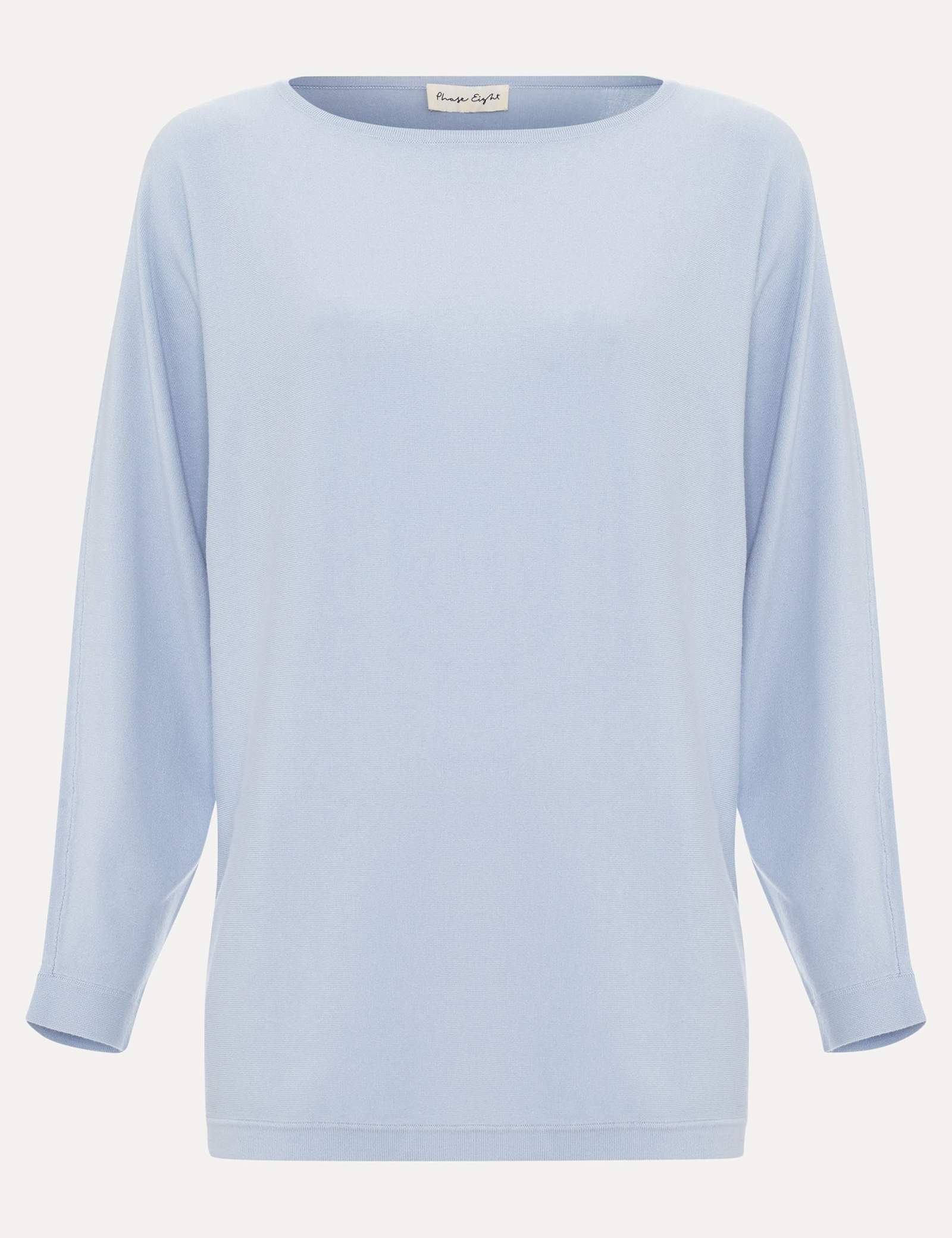 Slash Neck Batwing Longline Jumper - image 1