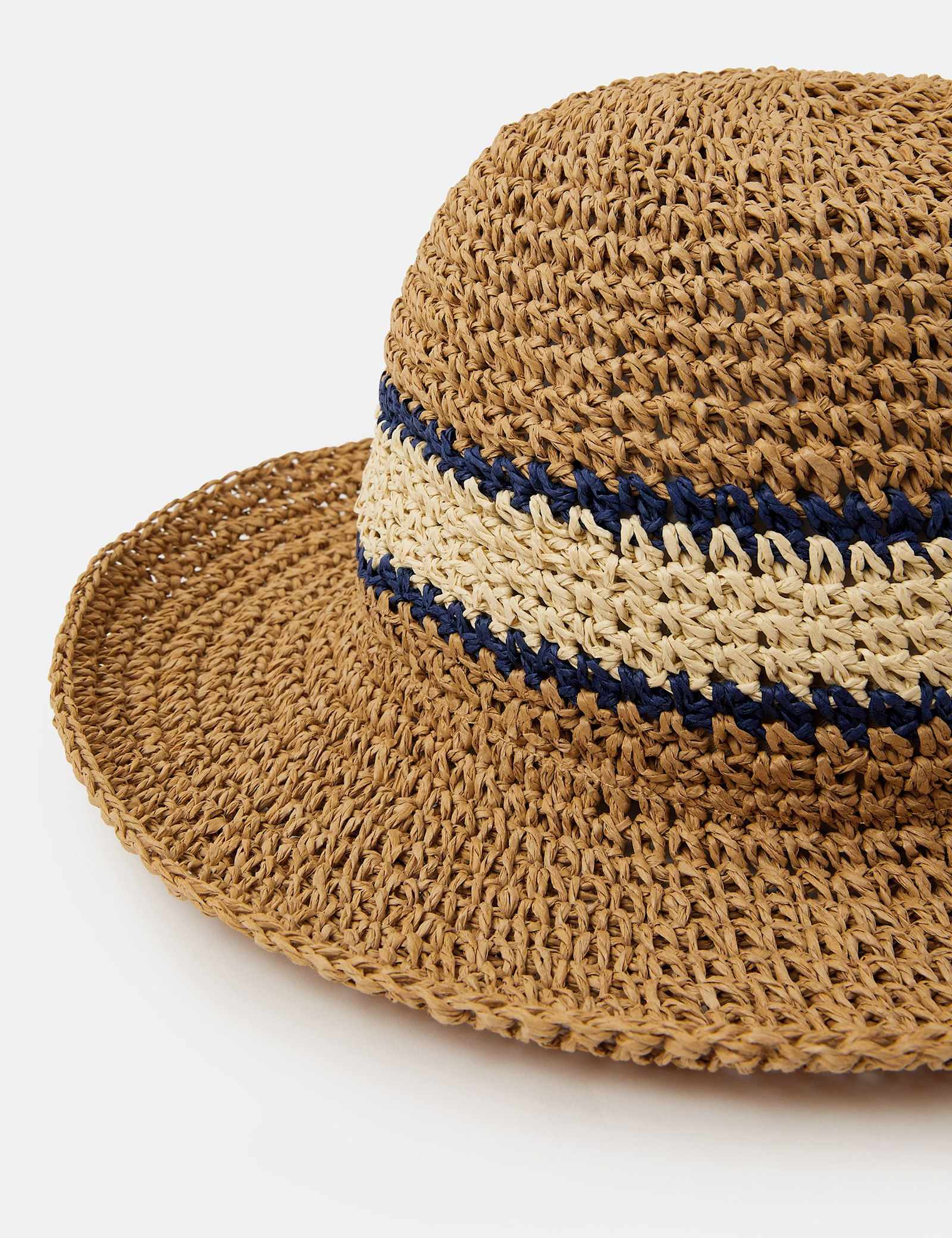 Woven Varsity Stripe Bucket Hat - image 2