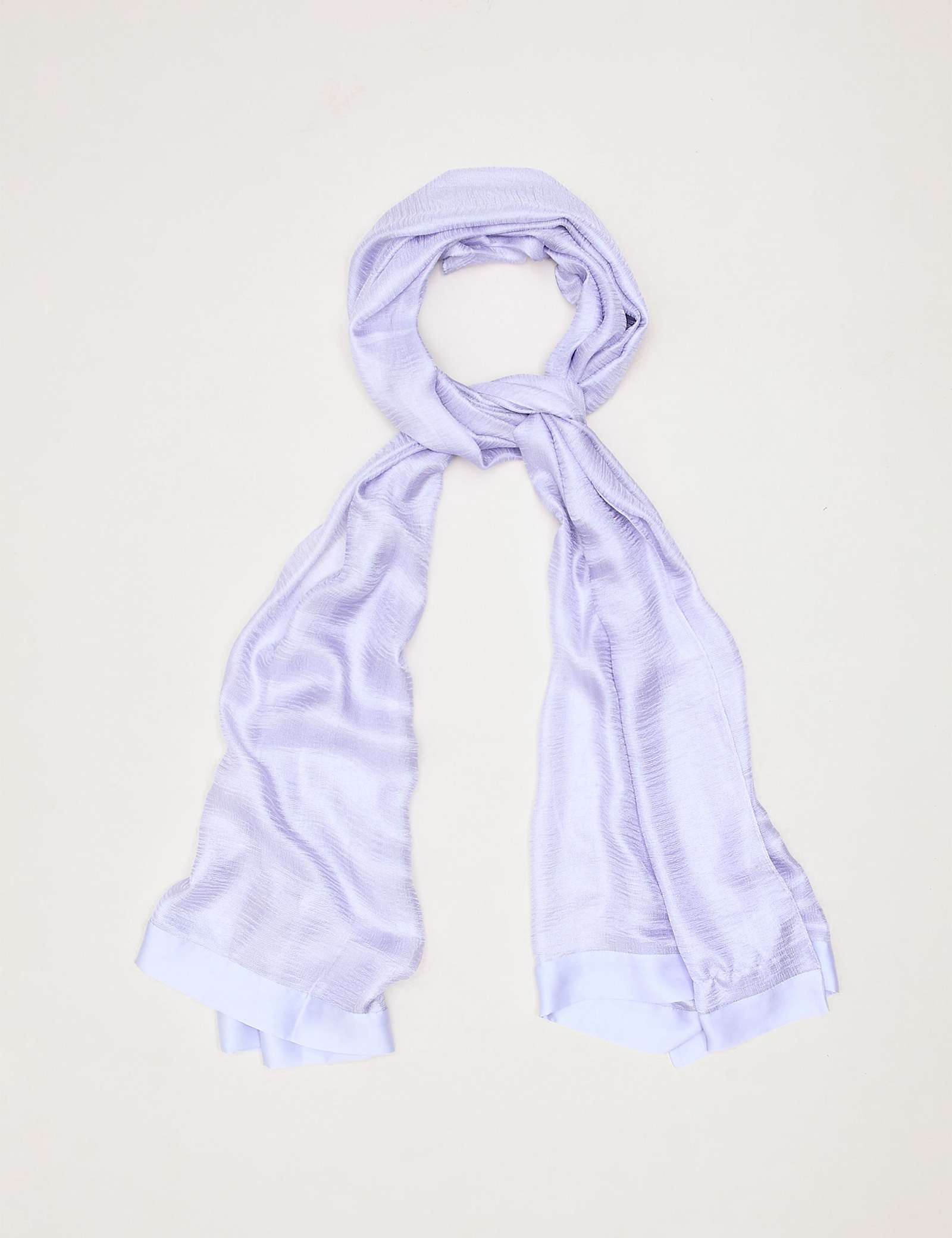 Satin Trim Scarf - image 1
