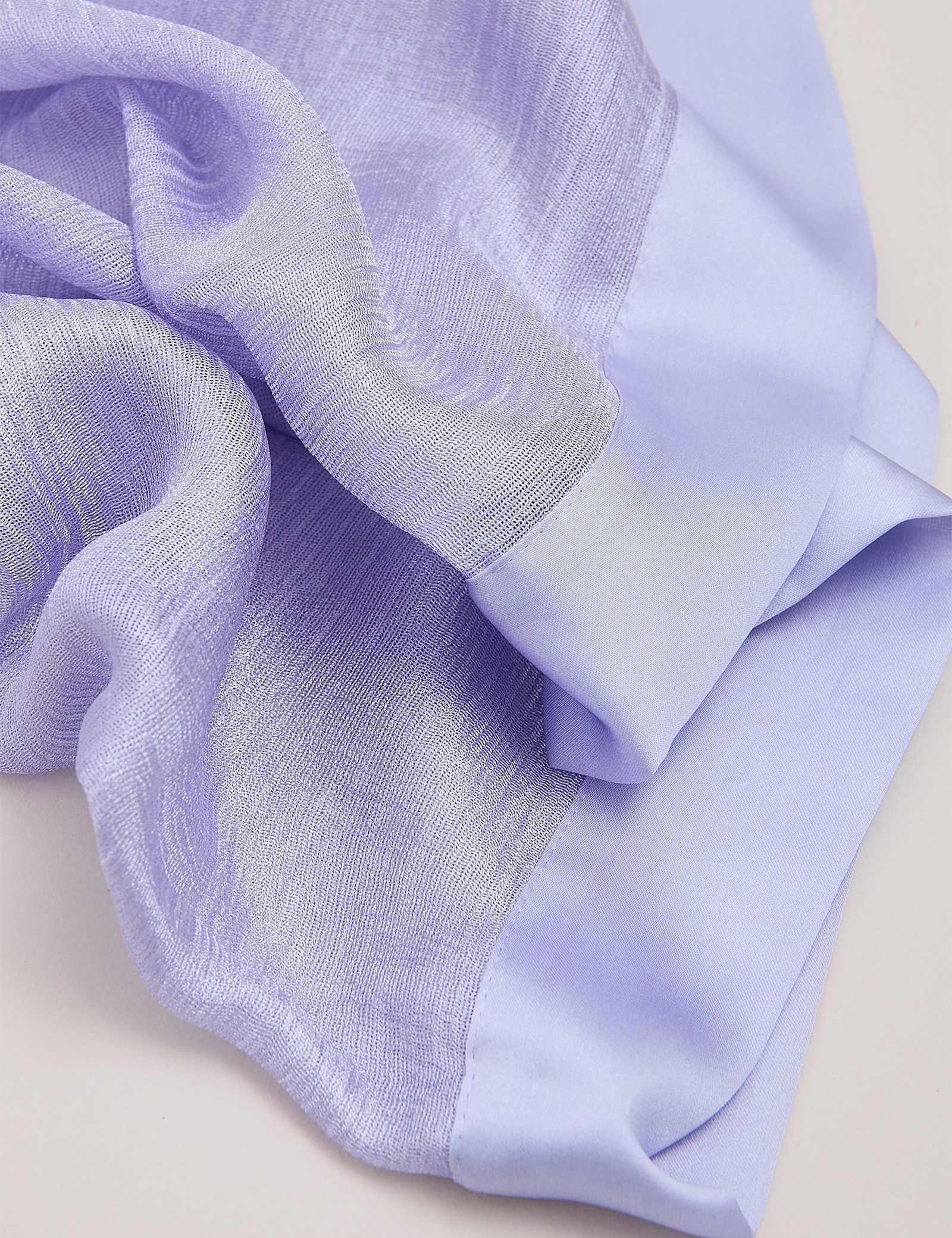 Satin Trim Scarf - image 2