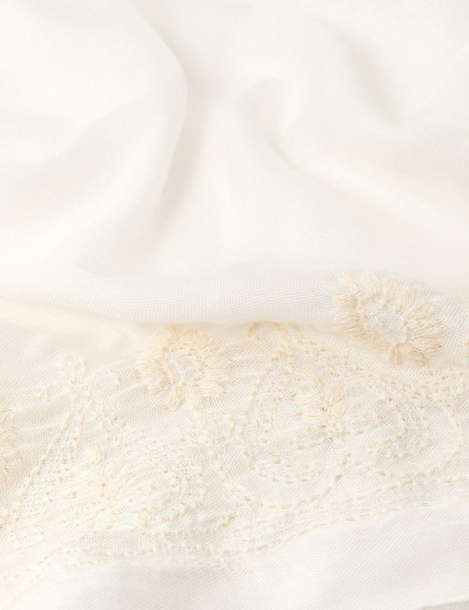 Embroidered Sequin Scarf - image 2