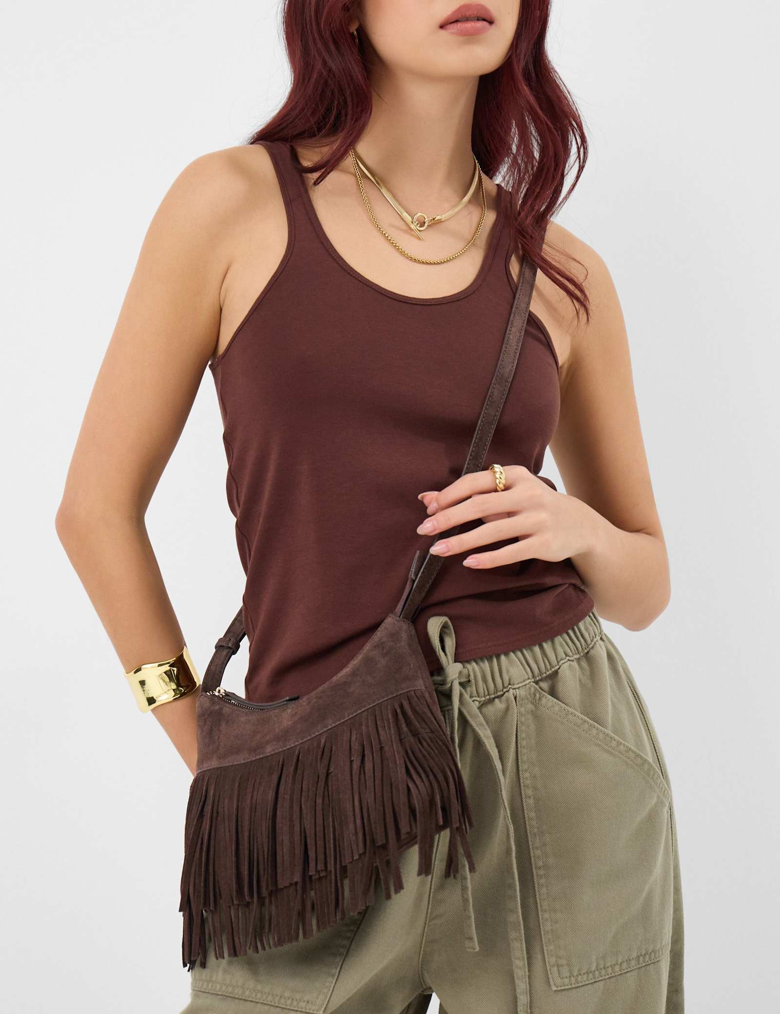 Leather Cross Body Bag - image 4