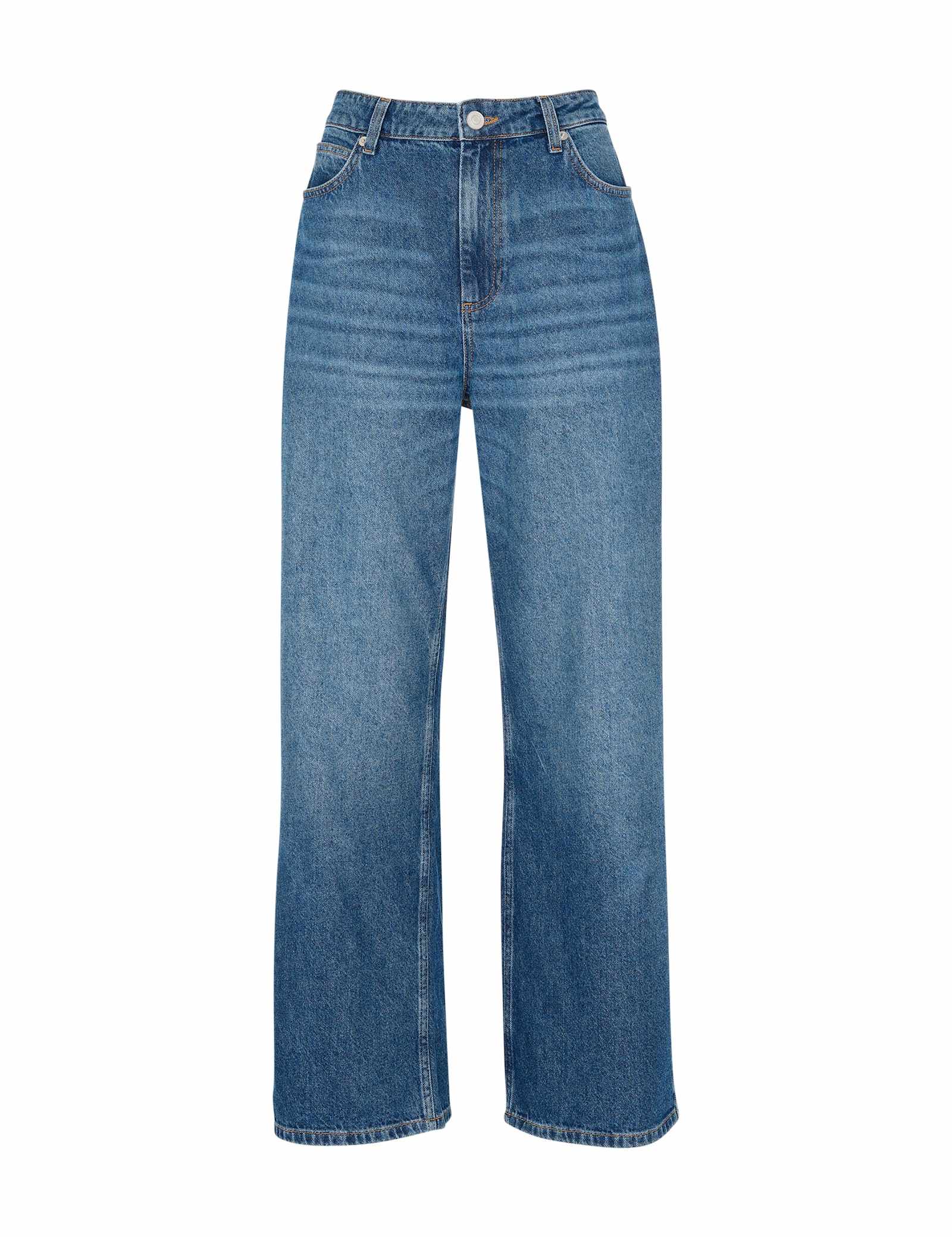 Mid Rise Straight Leg Jeans - image 1